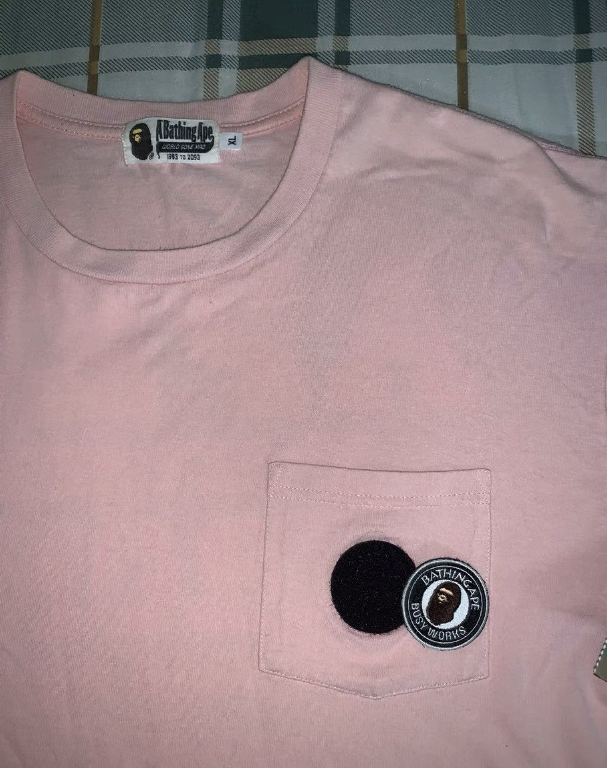 Bape BAPE OG Nigo era pink short-sleeve tee Size US XL / EU 56 / 4 - 2 Thumbnail