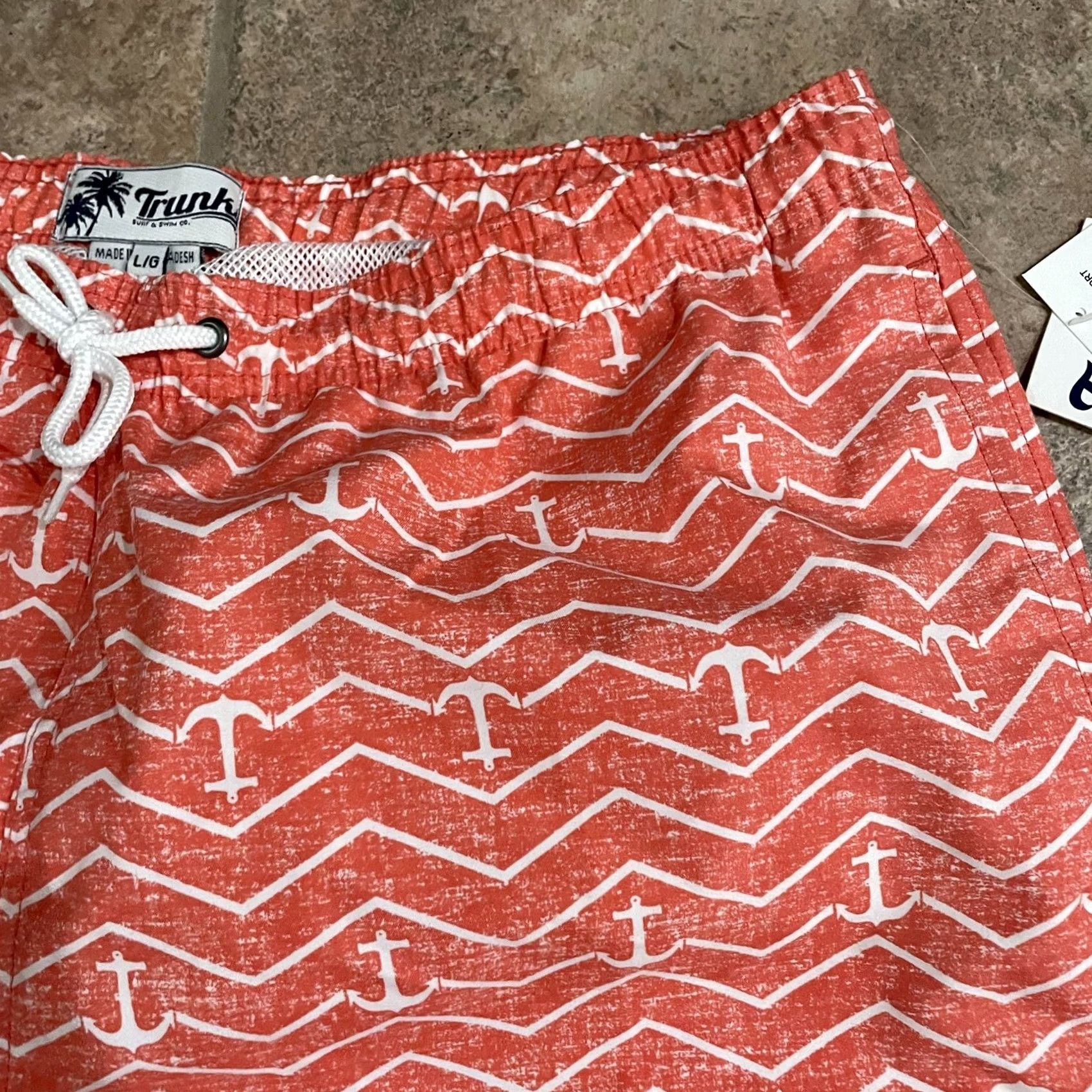 CO NWT Trunks Surf & Swim Co Pink Swim Trunks Mens Size L Size US 33 - 2 Thumbnail