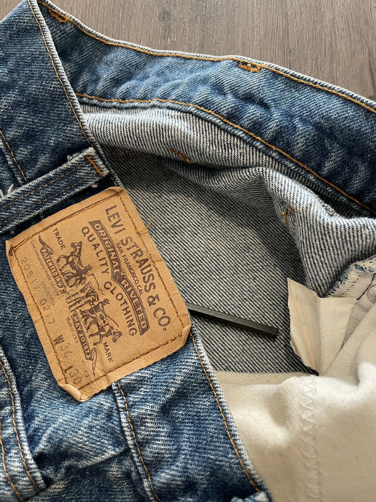 Levi's × Levi's Vintage Clothing Vintage Levi’s “Orange Tab” Jeans (Sz.34x30) Size US 34 / EU 50 - 6 Thumbnail