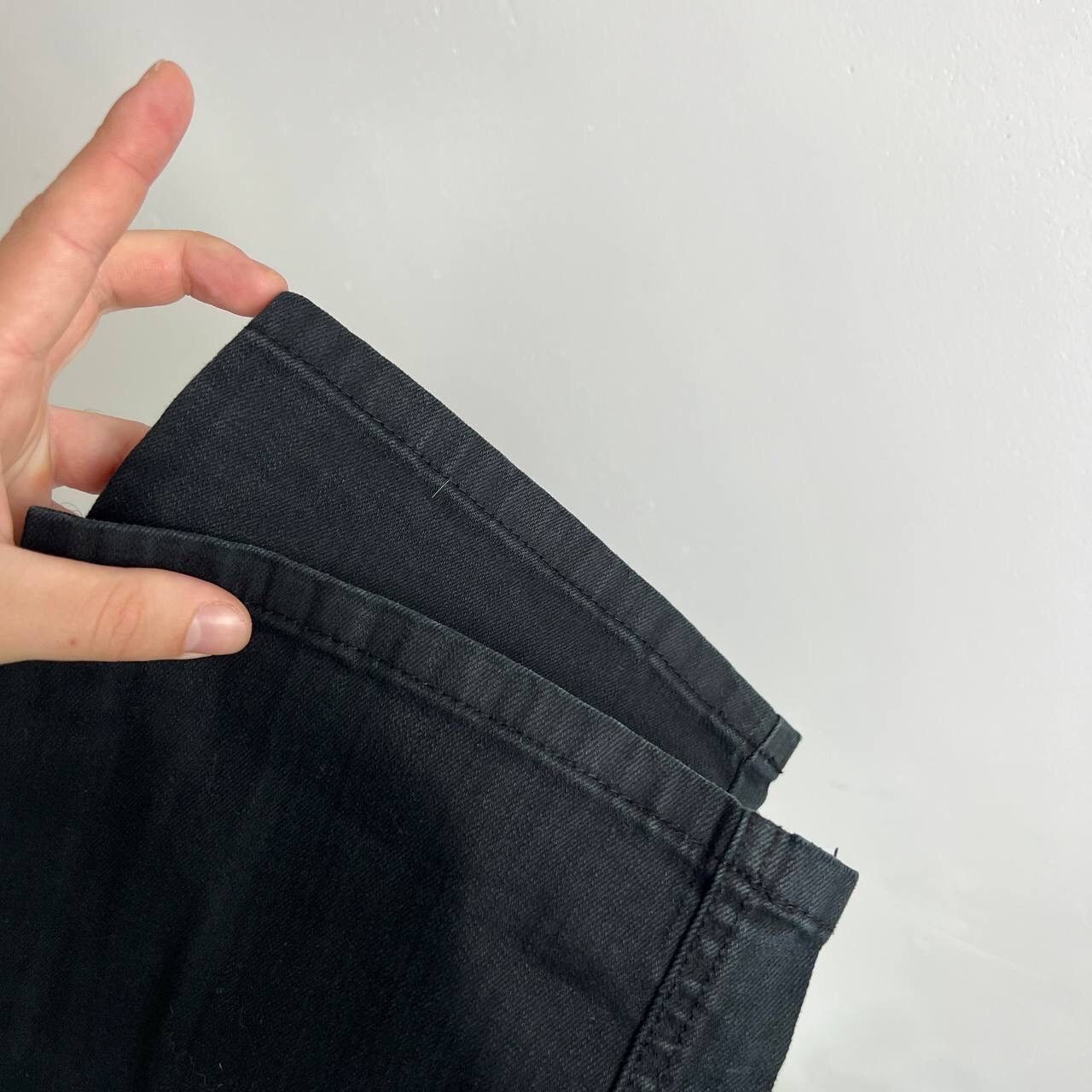 Japanese Brand Rare Pants Cipo Baxx Black Jeans Baggy Slim Rap Distressed Size US 33 - 4 Thumbnail