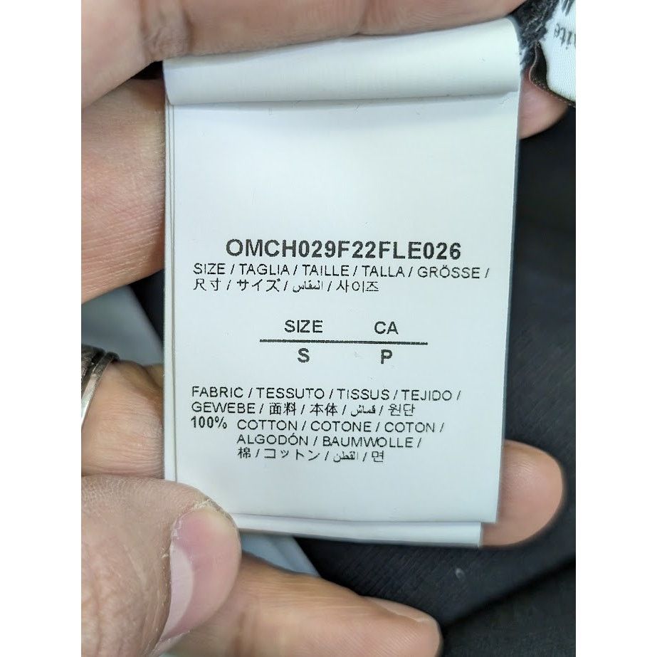 Off-White o1rshd1 Crystal Wiz Slim Sweatpant & Jogger in Black/Yellow Size US 30 / EU 46 - 17 Thumbnail