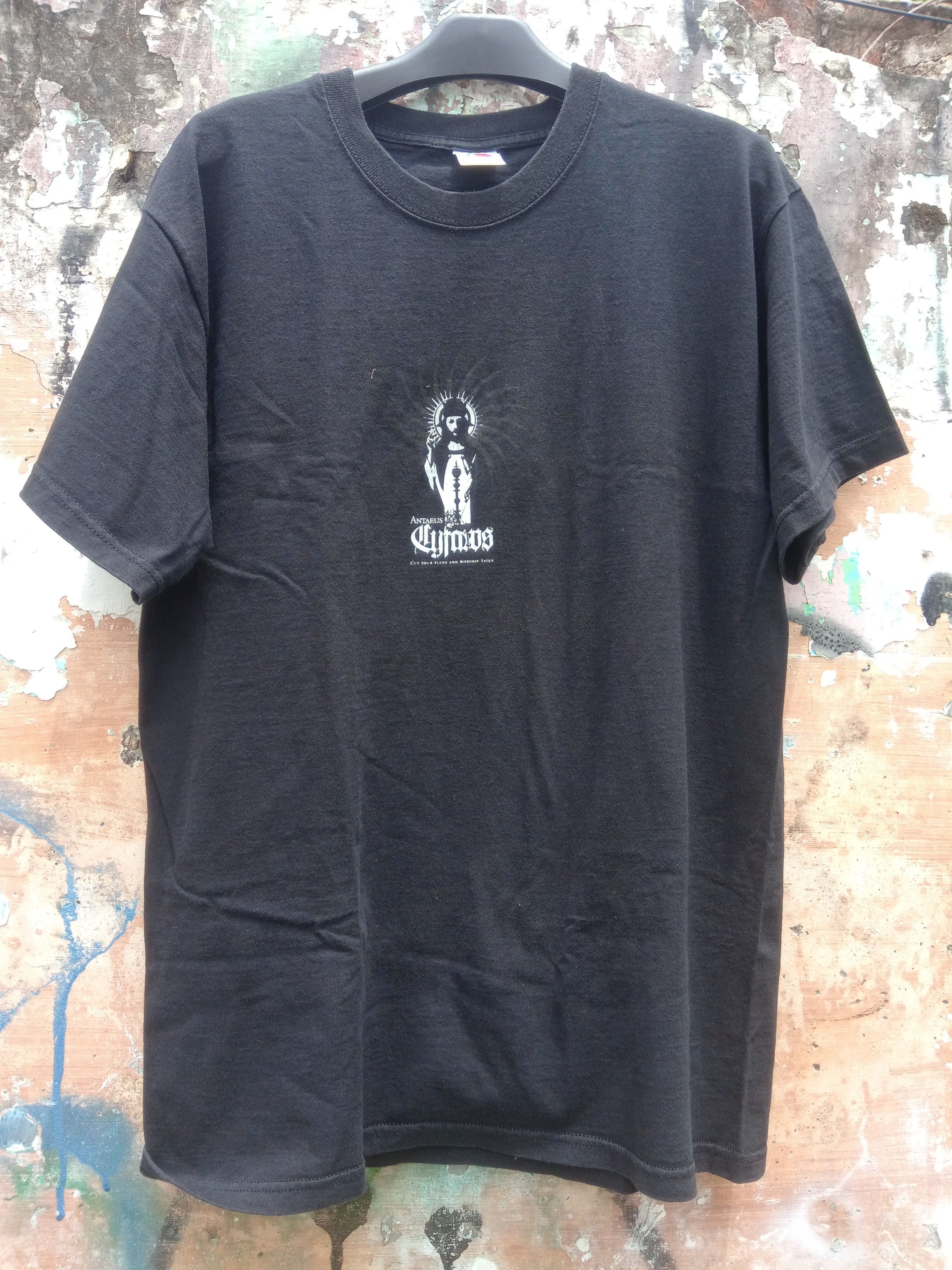 Band Tees × Vintage Vintage '00 ANTAEUS cut your flesh and worship satan Size US L / EU 52-54 / 3 - 1 Thumbnail