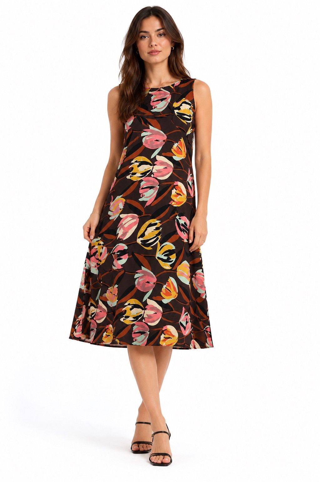 Missoni Missoni Women’s Midi Dress Floral Size 40 Luxury Size S / US 4 / IT 40 - 1 Thumbnail