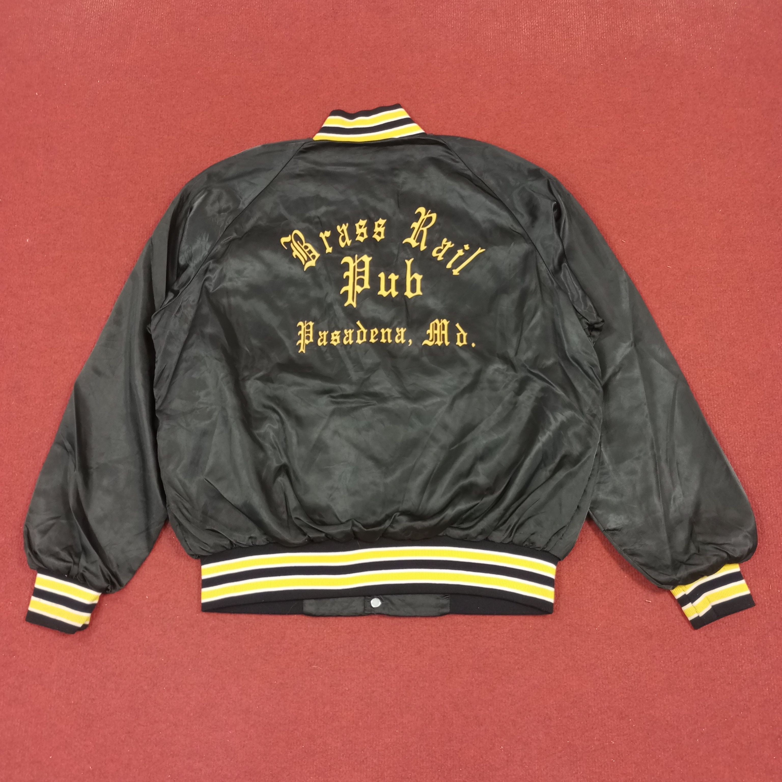 Vintage Brass Rail Pub Streetwear Style Jacket Size US L / EU 52-54 / 3 - 1 Thumbnail