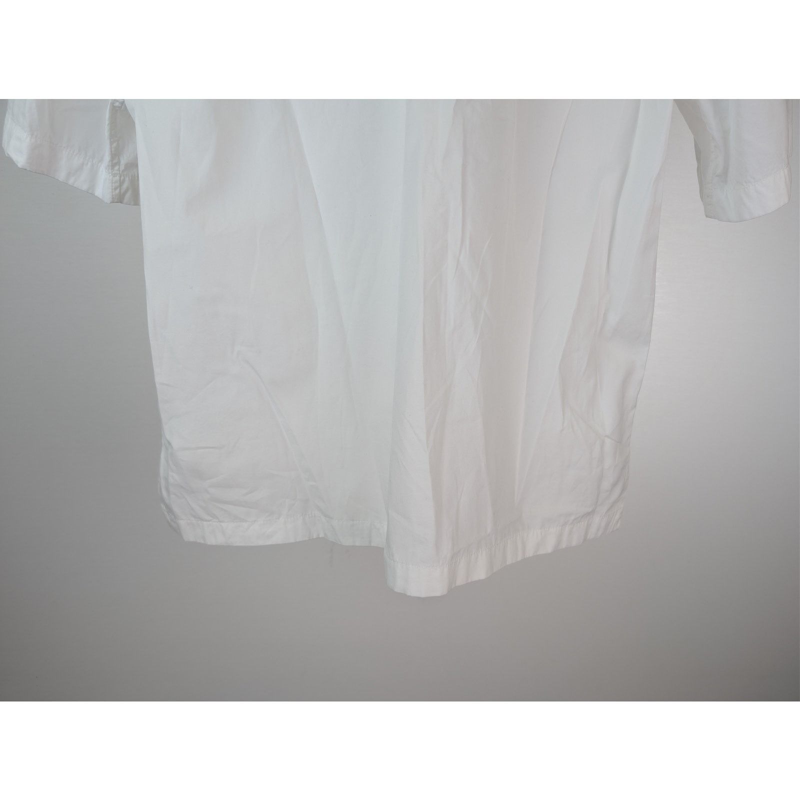 Bottega Veneta o1rshd1 Compact Cotton Button-Up Shirt in Optic White Size US S / EU 44-46 / 1 - 12 Thumbnail