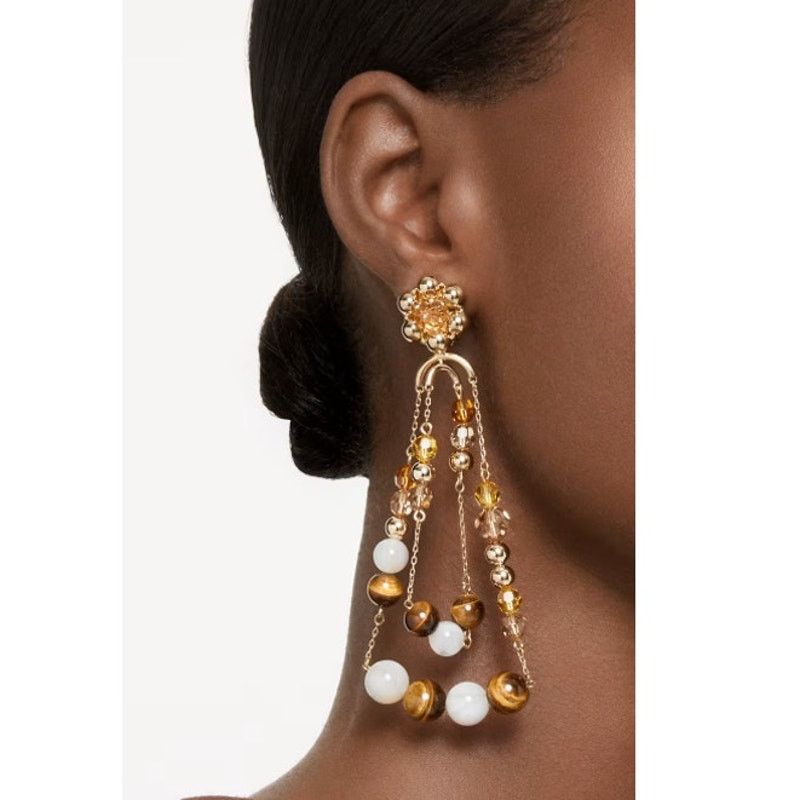 Swarovski Swarovski Somnia drop earrings Clips Chandelier, Extra long Size ONE SIZE - 10 Thumbnail