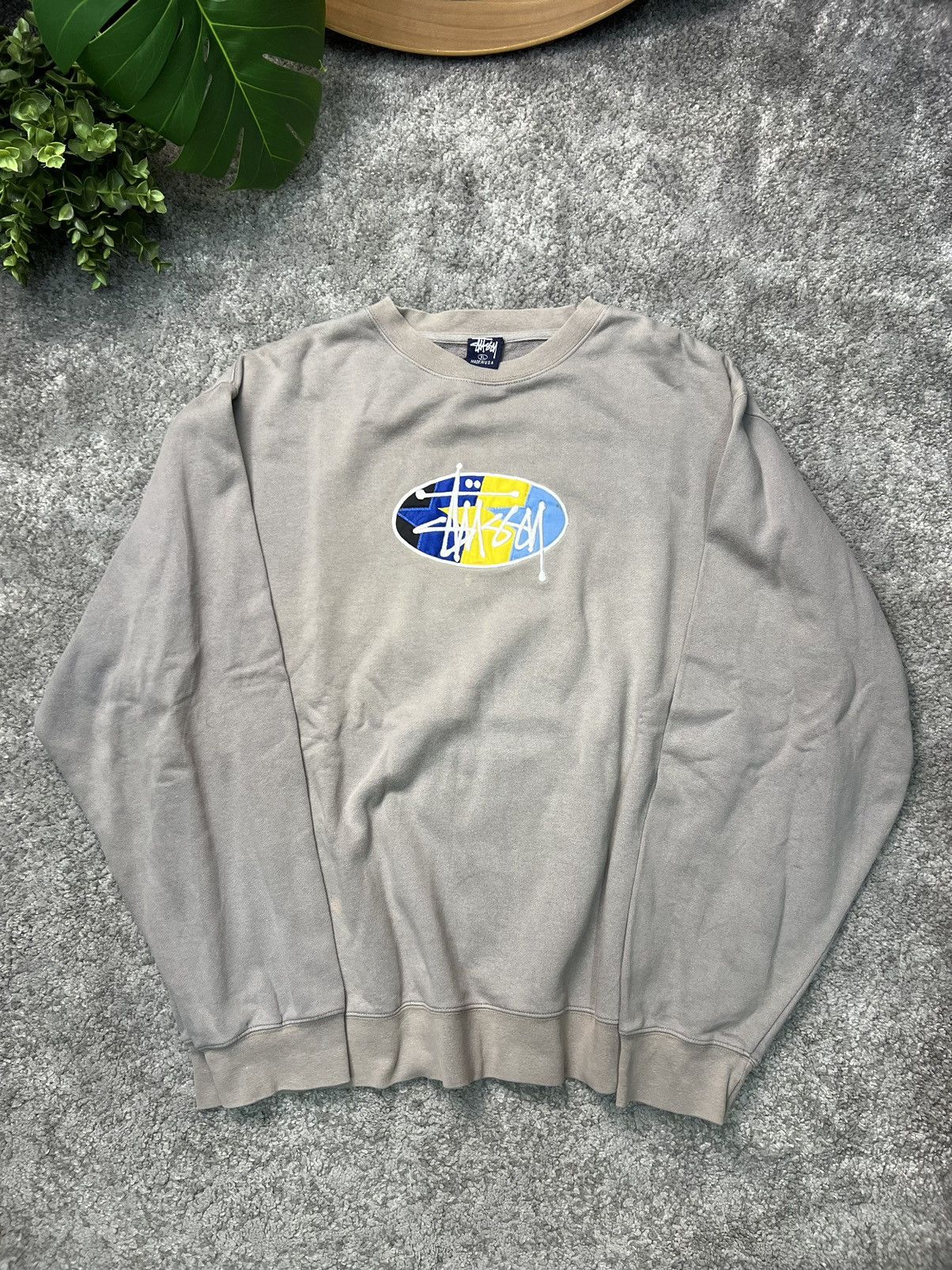 Stussy × Vintage Stussy Vintage Sweatshirt Size US XL / EU 56 / 4 - 1 Thumbnail
