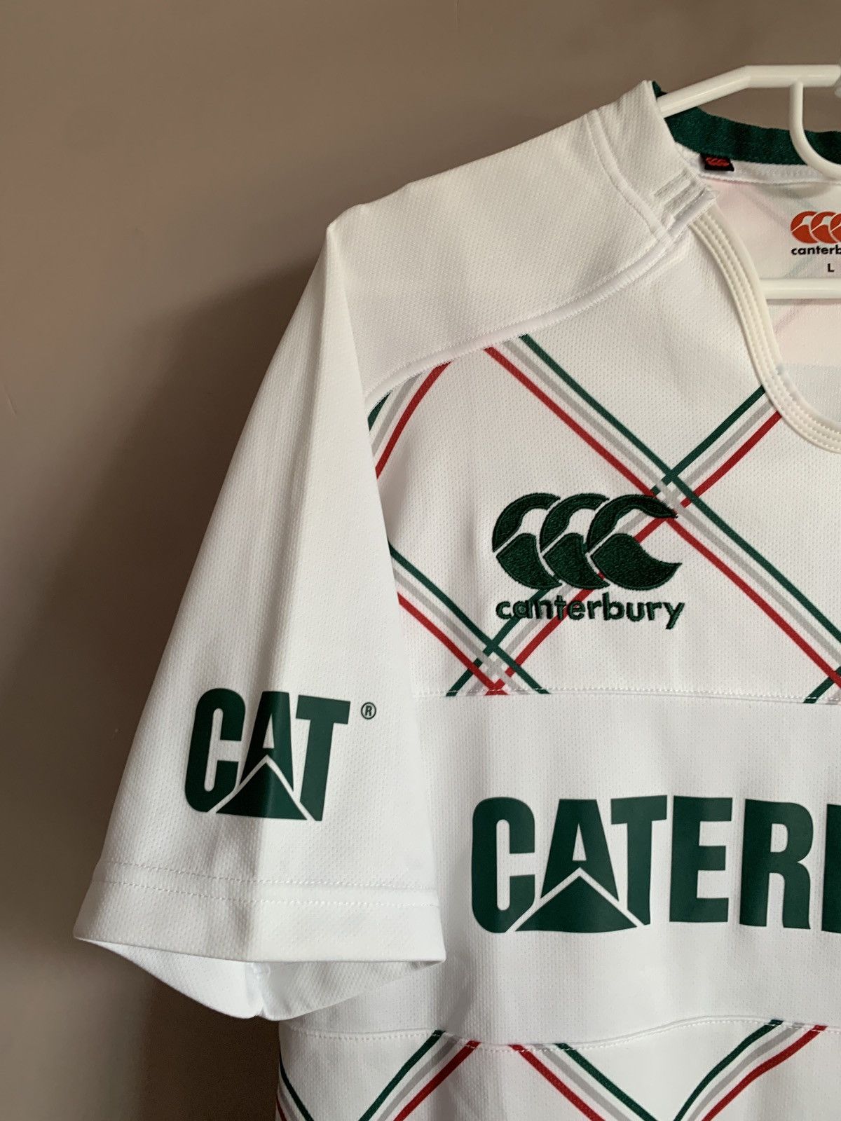 Canterbury of New Zealand Leicester Tigers Away Rugby Union Shirt Canterbury Jersey L Size US L / EU 52-54 / 3 - 3 Thumbnail