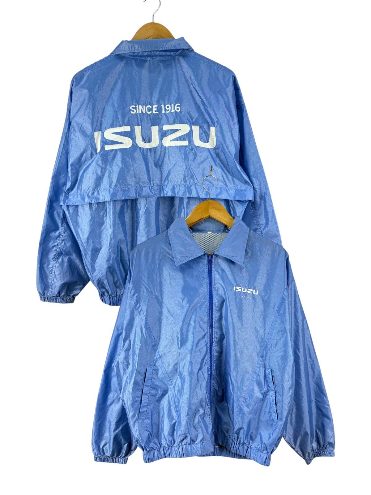 Sports Specialties Vintage Isuzu Racing Jacket Windbreaker Hooded Size US L / EU 52-54 / 3 - 1 Thumbnail