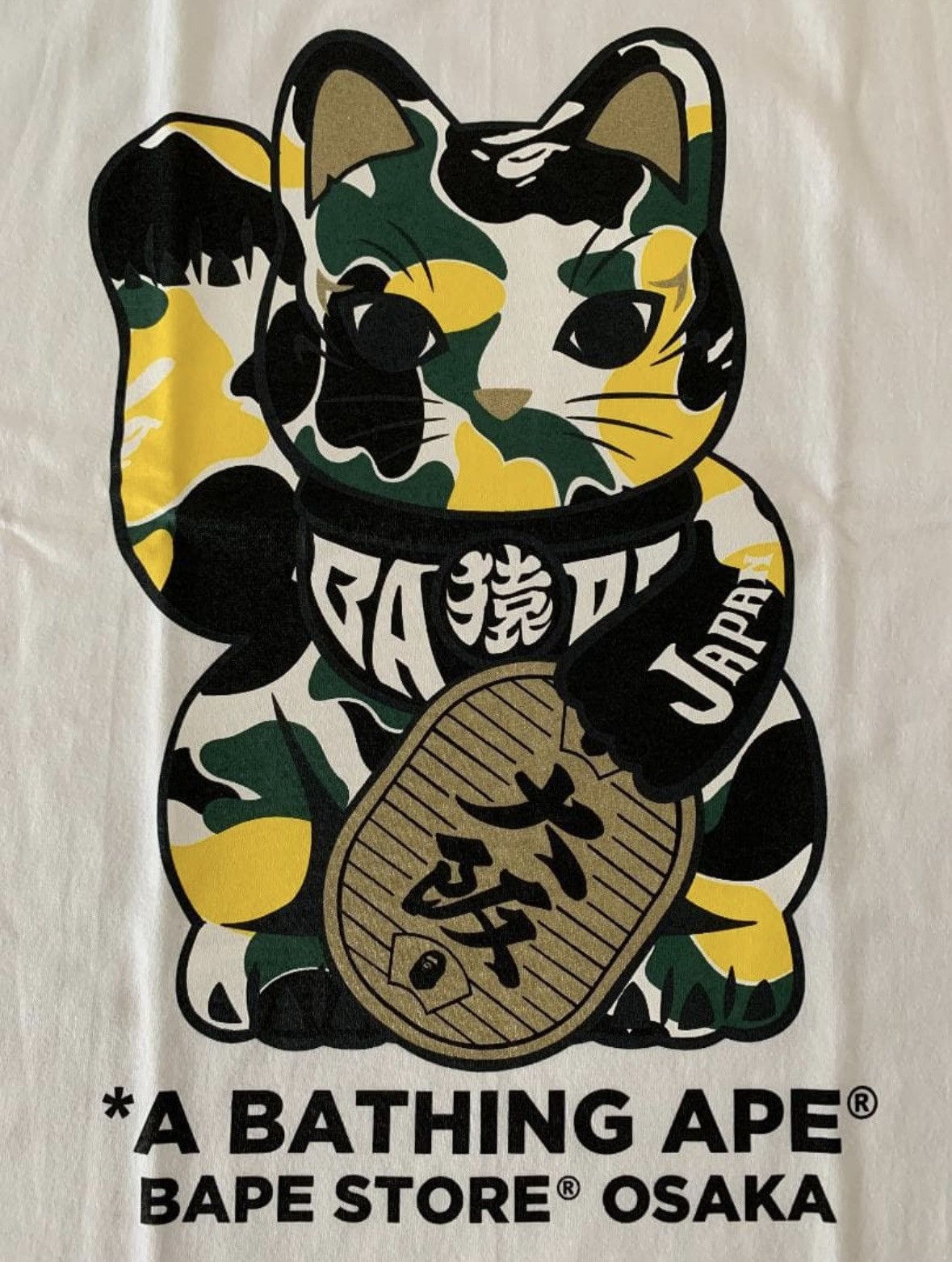 Bape Bape OSAKA TEE COLOR: WHITE Size US M / EU 48-50 / 2 - 2 Thumbnail