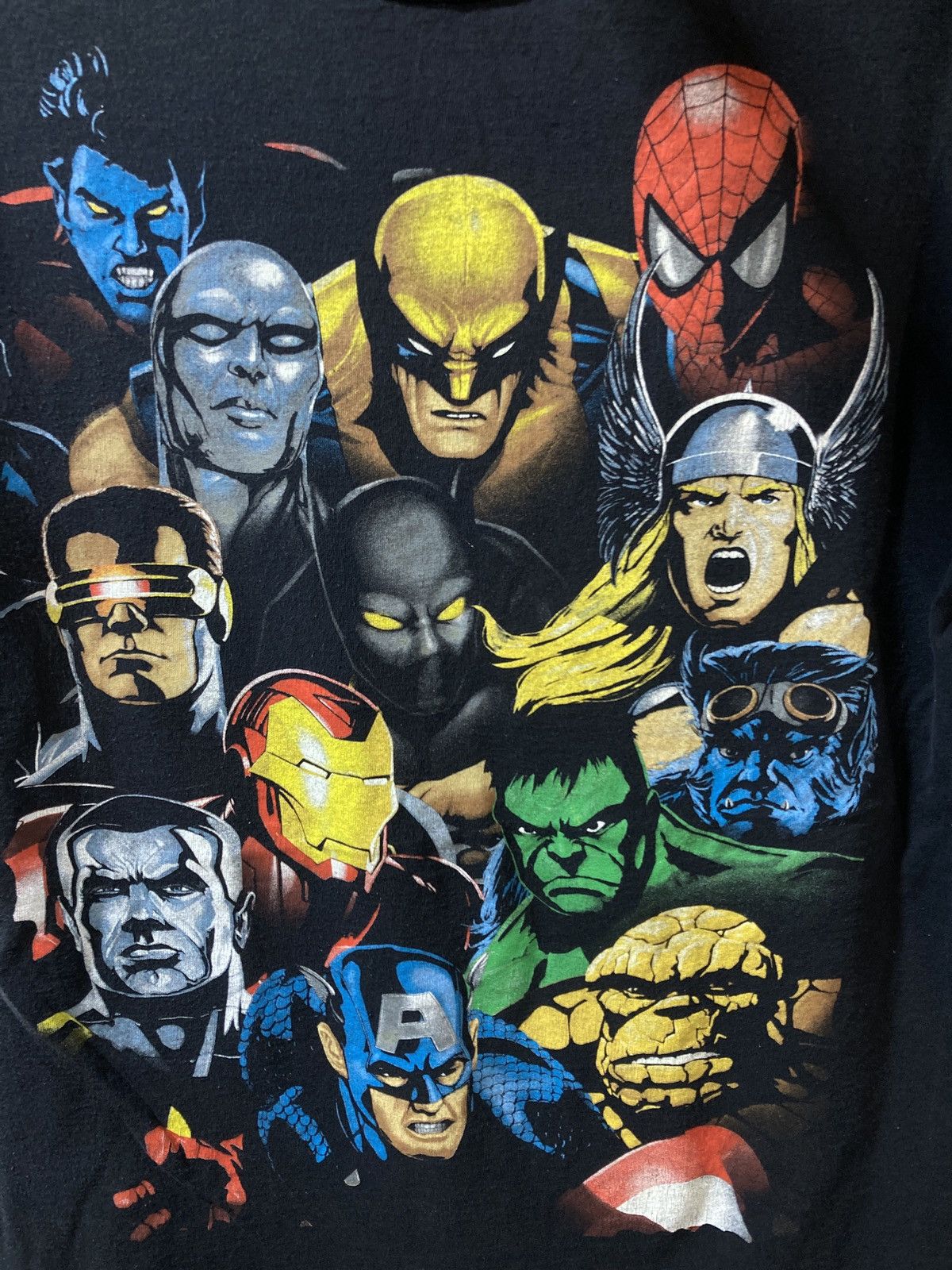 Marvel Comics × Vintage Y2K Marvel team tee Size US L / EU 52-54 / 3 - 2 Thumbnail