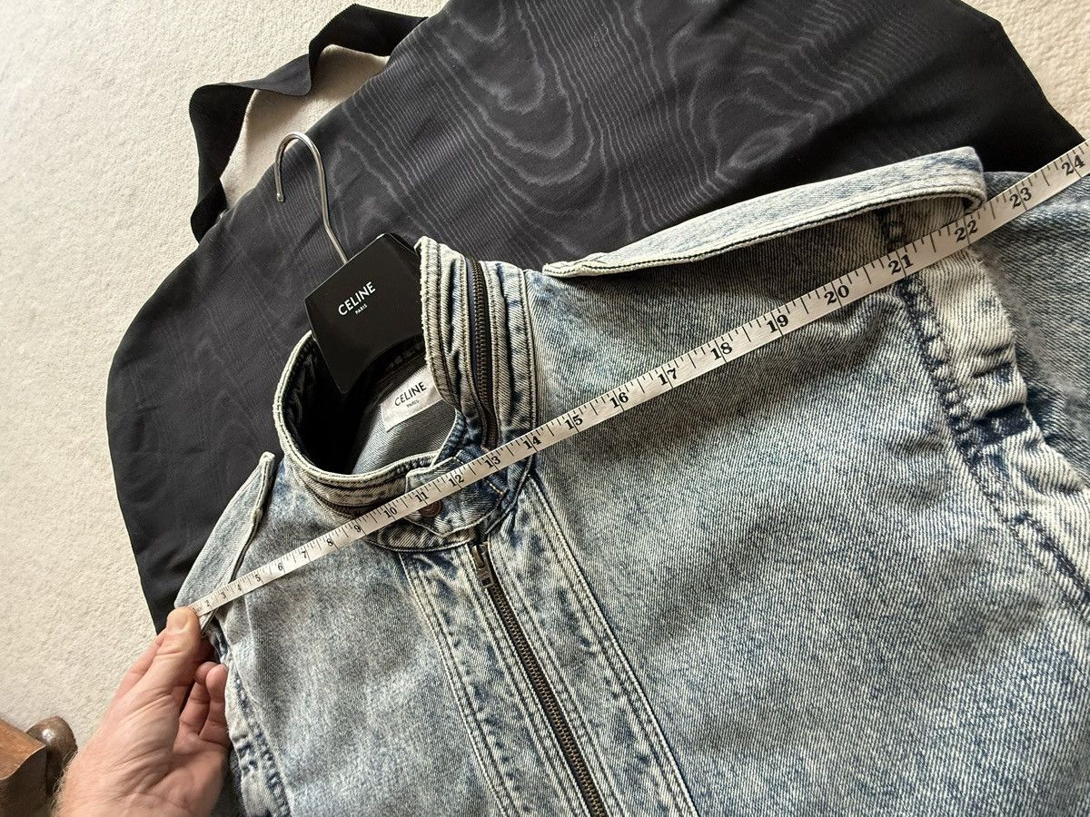 Celine Celine SS22 sequin so happy zip denim jacket vest Hedi rare Size US XL / EU 56 / 4 - 8 Thumbnail