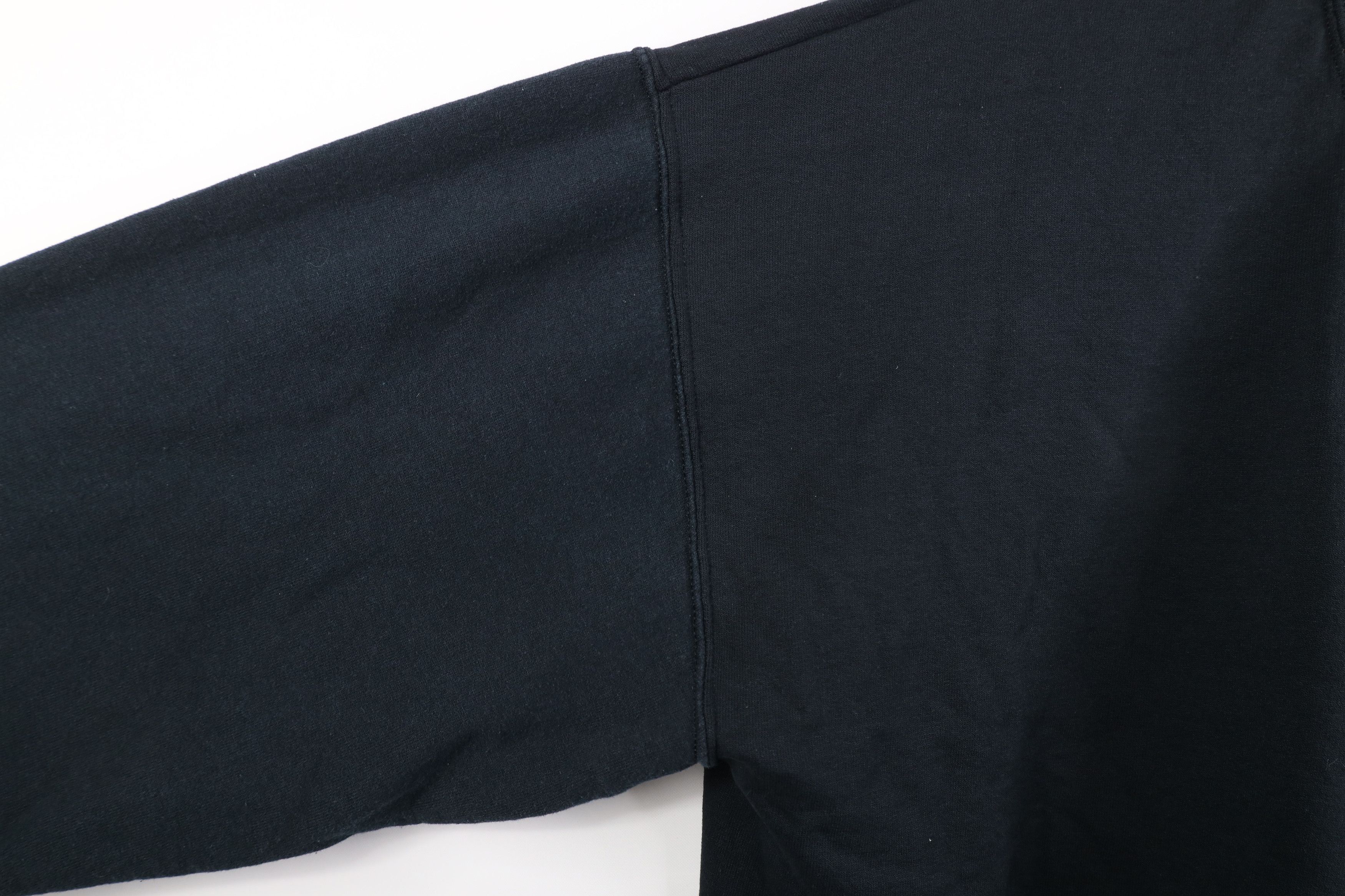 Vintage Vintage 90s Y2K Streetwear Blank Crewneck Sweatshirt Black Size US XL / EU 56 / 4 - 6 Thumbnail