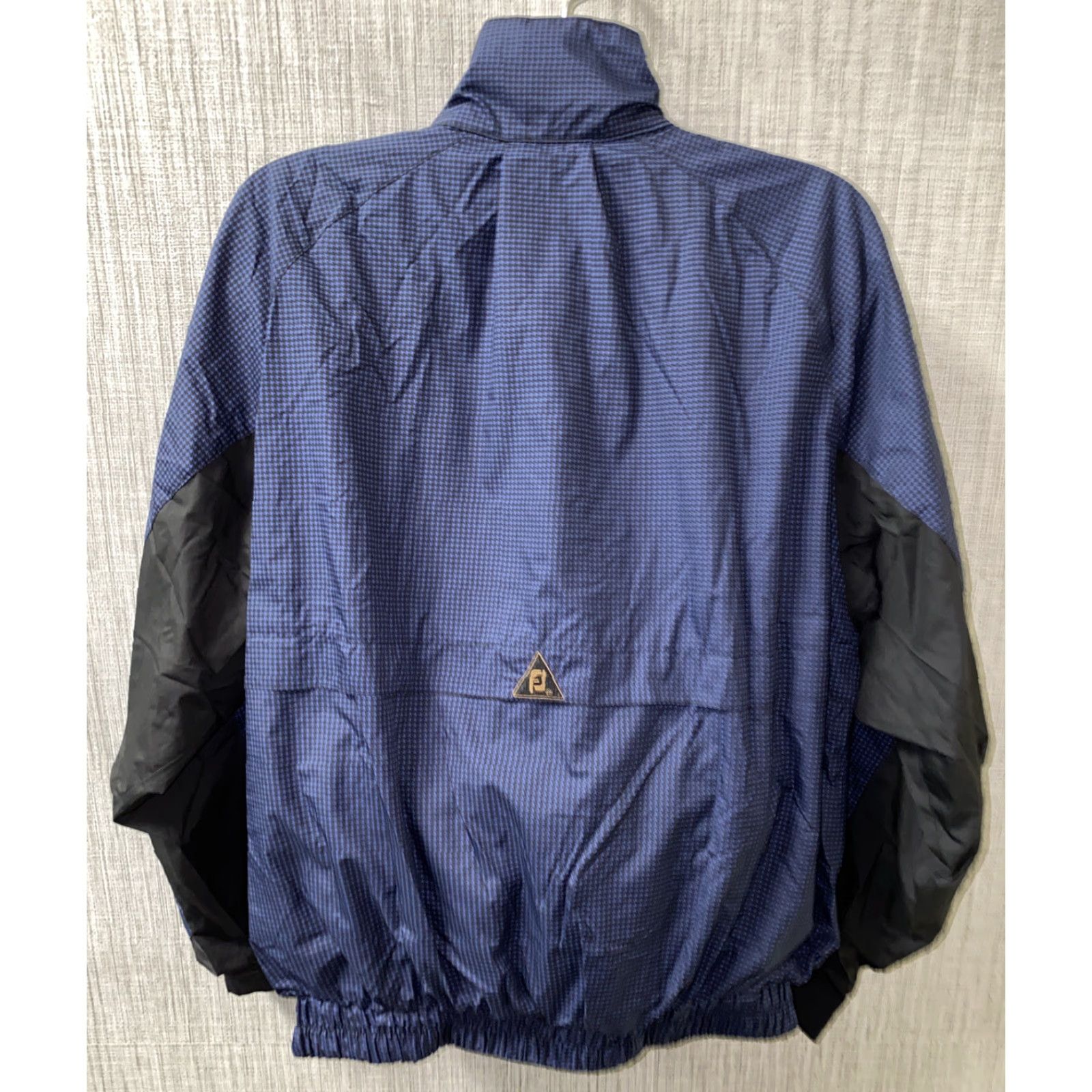 Footjoy FootJoy Jacket Mens XL Black Blue Full Zip Golf Windbreaker Dryjoys Full Zip, Nylon Insulation, Polyester Shell, Regular Size, Men, Casual, Golf Size US XL / EU 56 / 4 - 6 Thumbnail