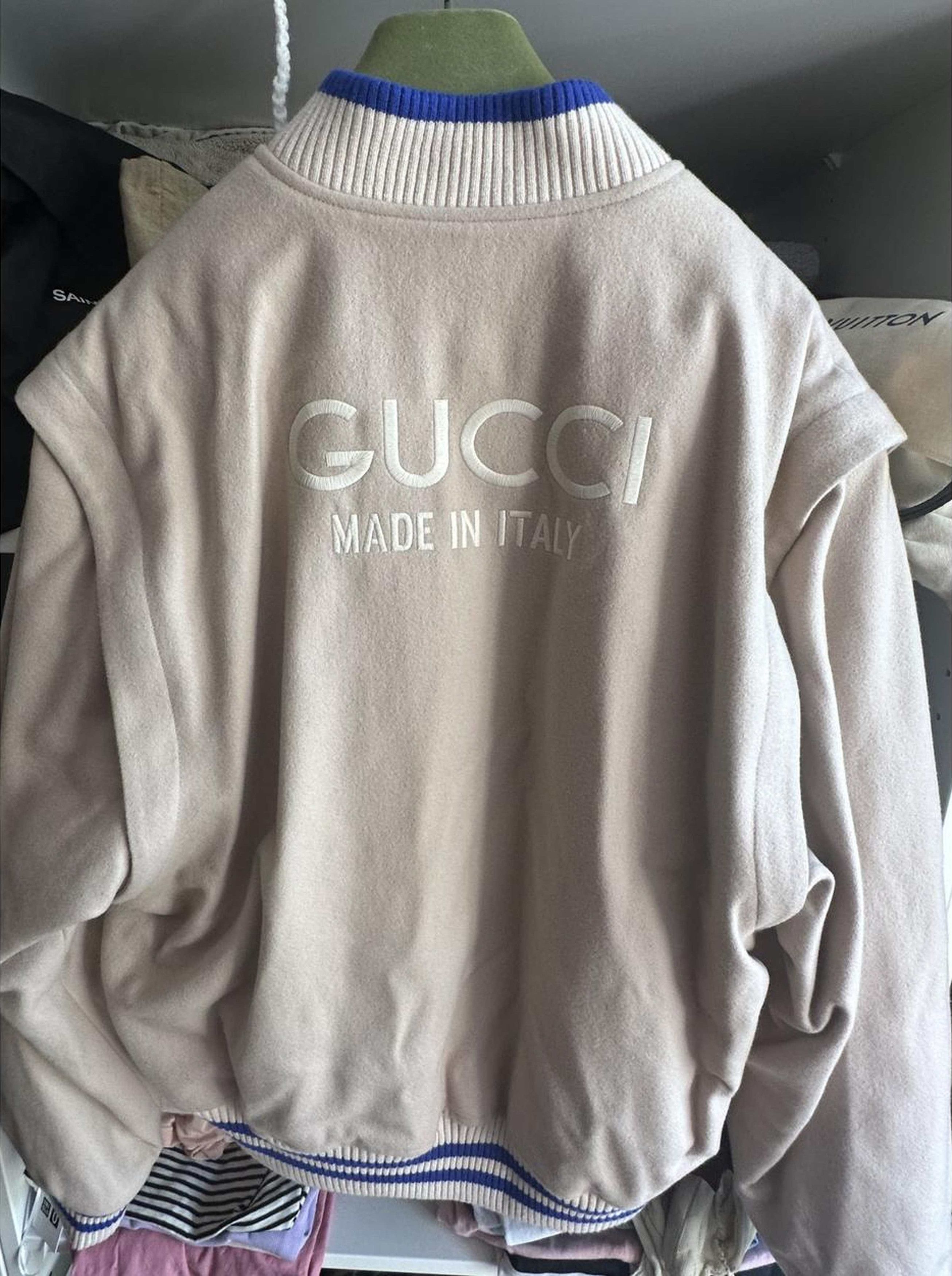 Gucci Cucci wool bomber M Beige Size US M / EU 48-50 / 2 - 2 Thumbnail