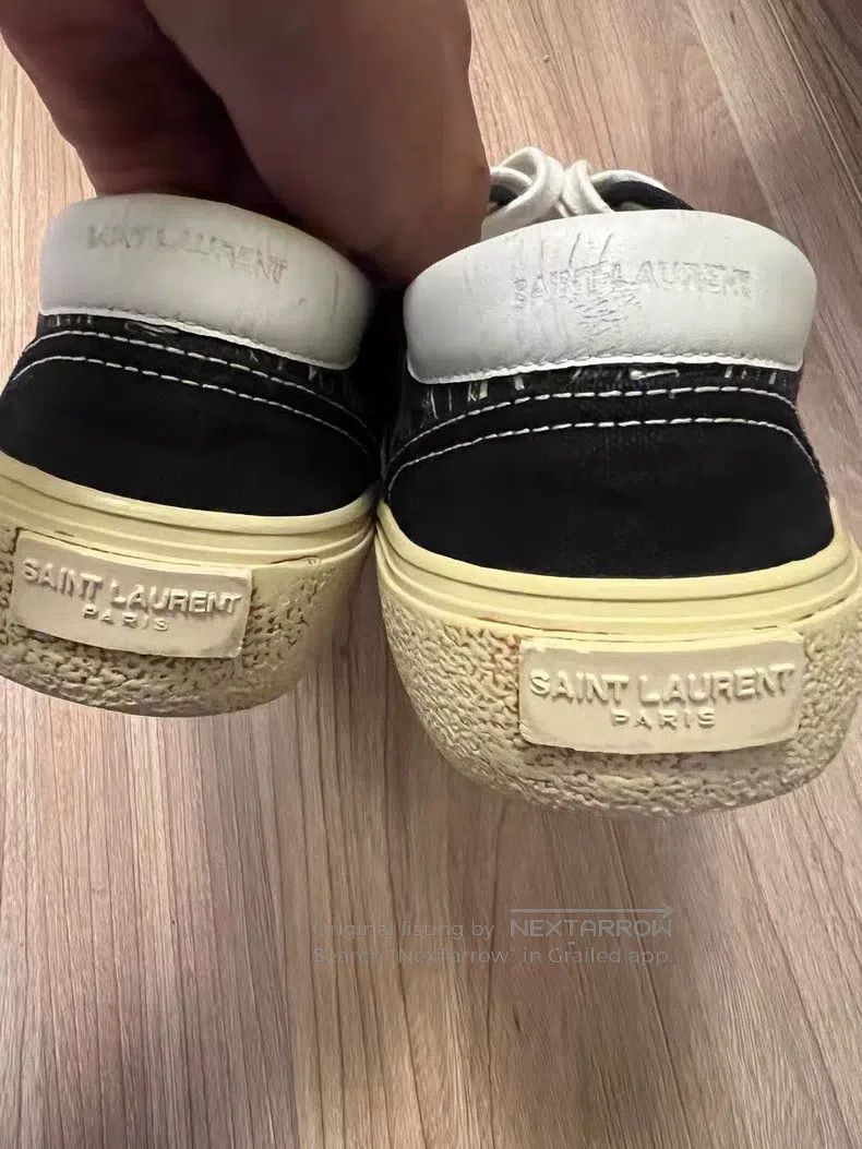 Saint Laurent Paris Saint Laurent Paris Black Printed Board Shoes i Size US 9 / EU 42 - 2 Thumbnail