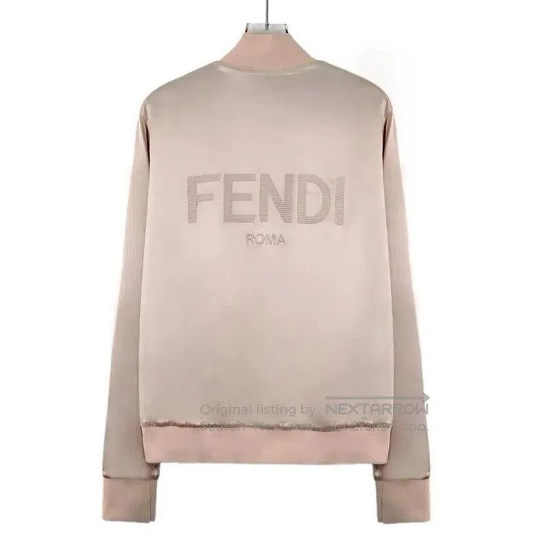Fendi Fendi Pink Women's Jacket in Size L . Size L / US 10 / IT 46 - 2 Thumbnail