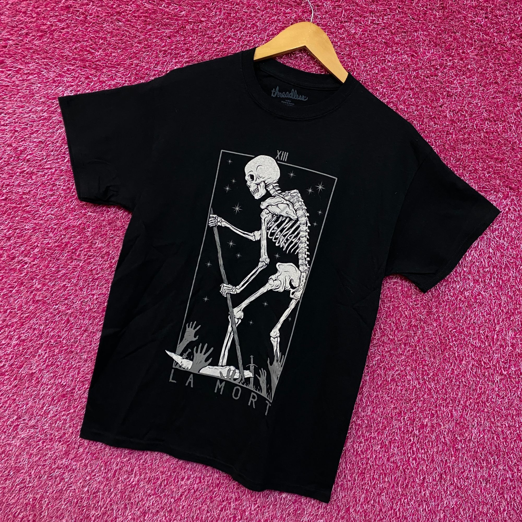 Threadless La Mort Death Tshirt size medium Size US M / EU 48-50 / 2 - 3 Thumbnail