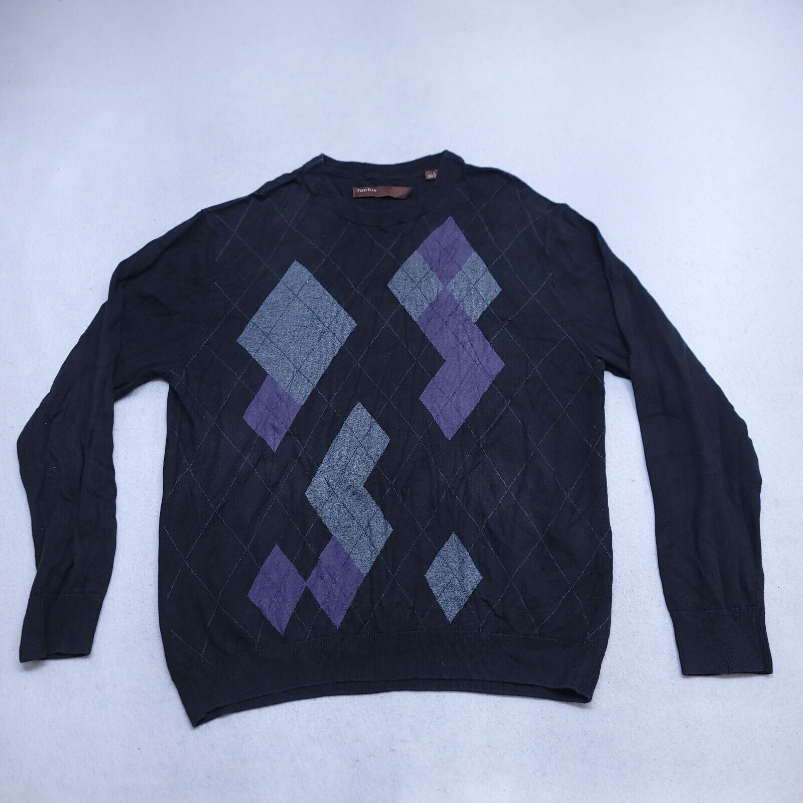 Perry Ellis Perry Ellis Casual Pullover Sweater Mens Size Large L Black Size US L / EU 52-54 / 3 - 2 Thumbnail