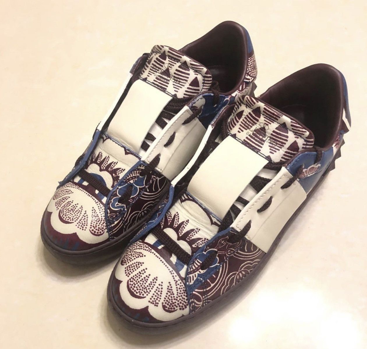 Valentino Valentino limited edition sneakers in chocolate white Size US 8 / IT 38 - 2 Thumbnail