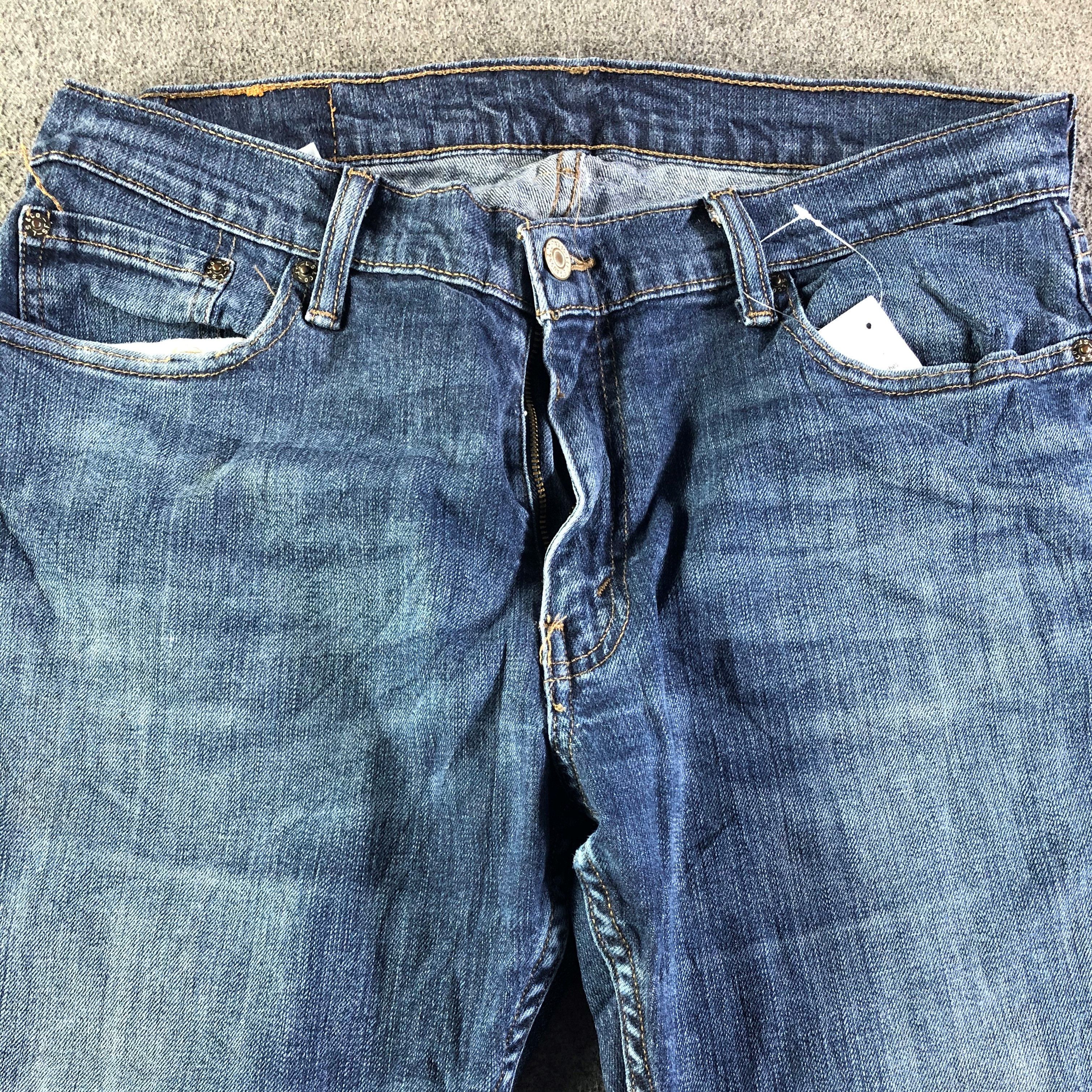 Levi's Vintage Blue Wash Levis 514 Jeans-J4237 Size US 35 - 4 Thumbnail