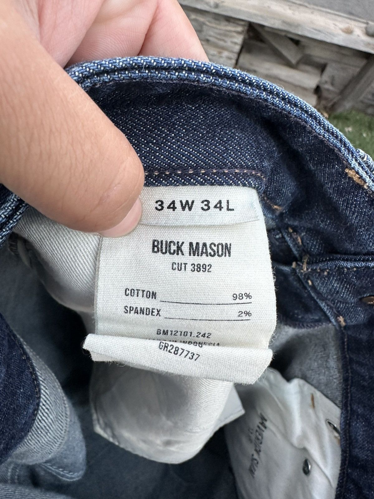Buck Mason Buck Mason Maverick Slim 14oz Double Dipped Denim Size US 34 / EU 50 - 3 Thumbnail
