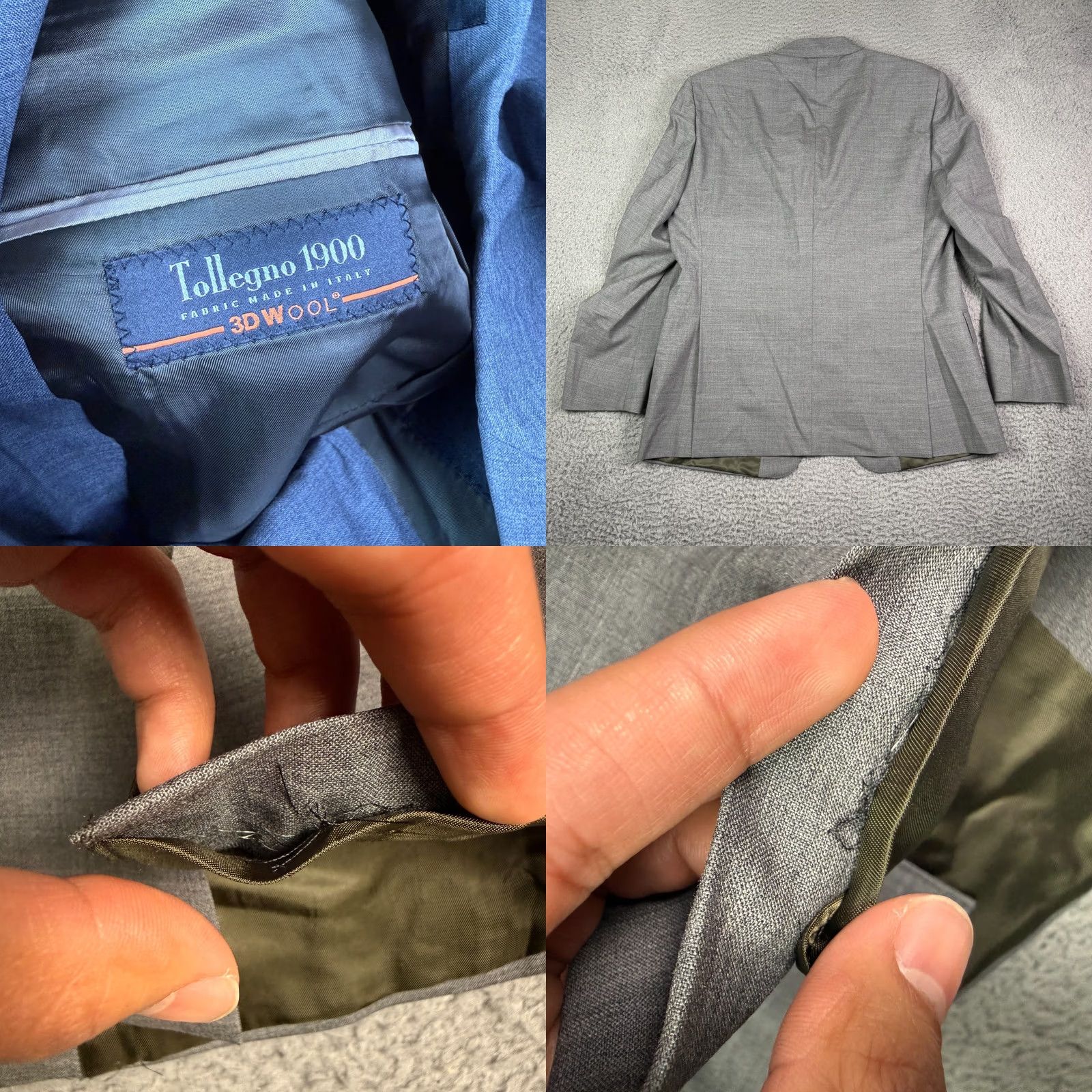 Todd Snyder Todd Snyder Trop Wool Suit Jacket Mens 40S Charcoal Gray Sutton Fit Italy NEW Size 40R - 8 Thumbnail