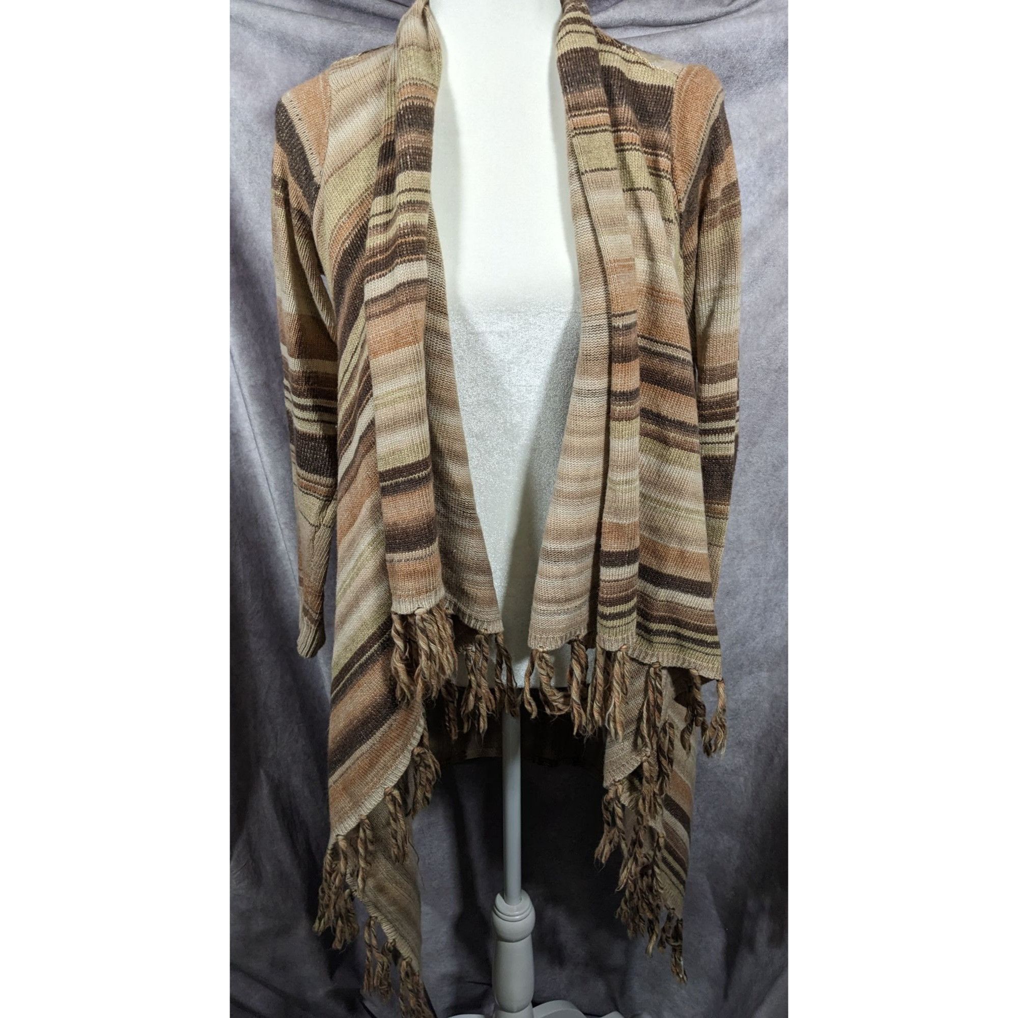 Other Natural Reflections Space-Dye Retro Bohemian Open Front Card Size M / US 6-8 / IT 42-44 - 12 Thumbnail