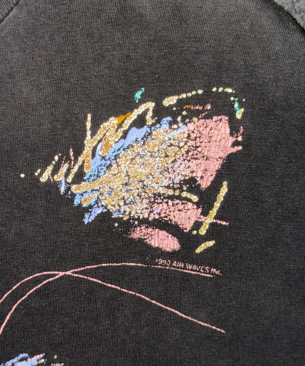 Hanes 1990 Air Waves Inc. Cat Tee Hanes Beefy-T USA Size US XL / EU 56 / 4 - 7 Thumbnail