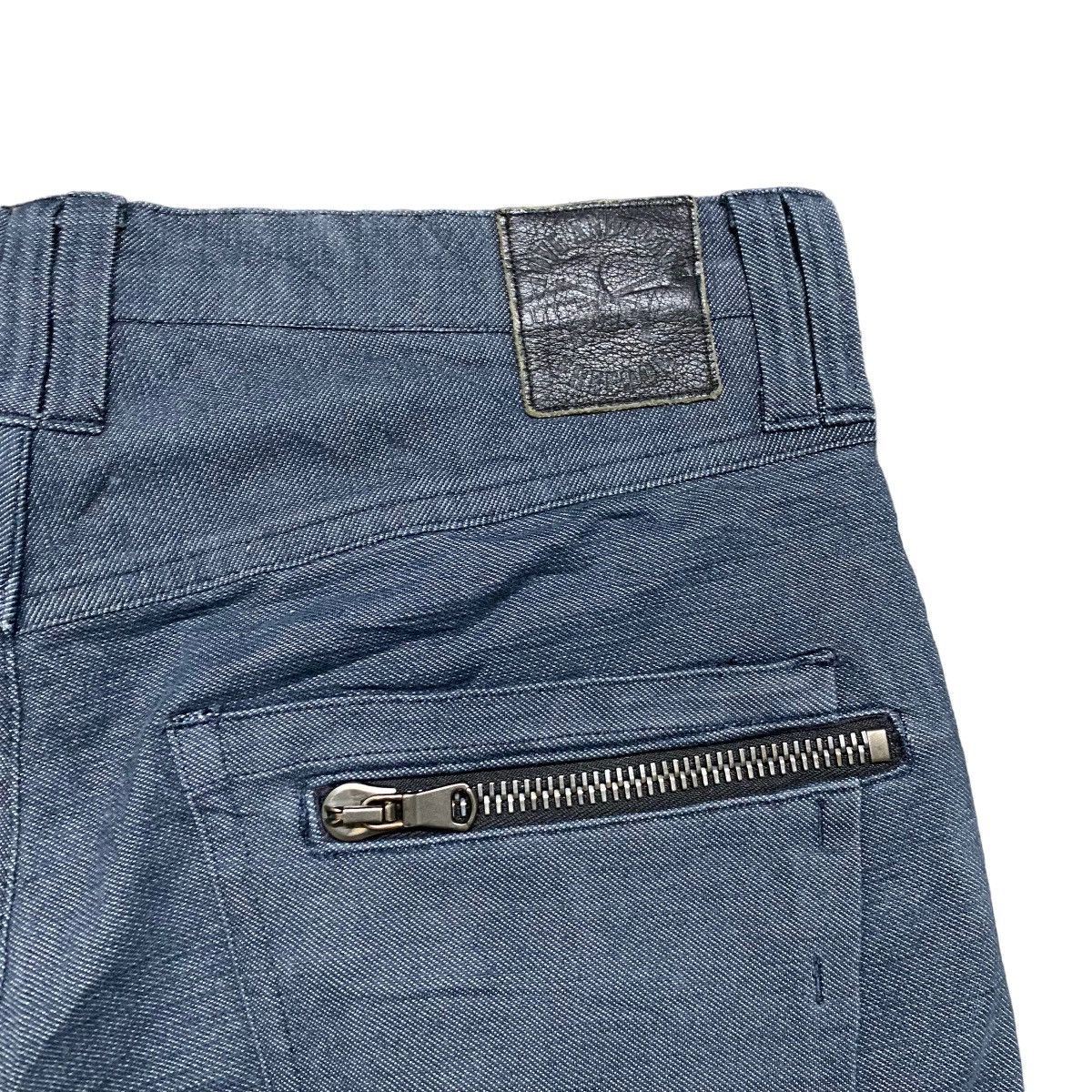 roarguns Sample🔥 Roarguns Denim Drop Crotch Pants Stretch Size US 33 - 14 Thumbnail