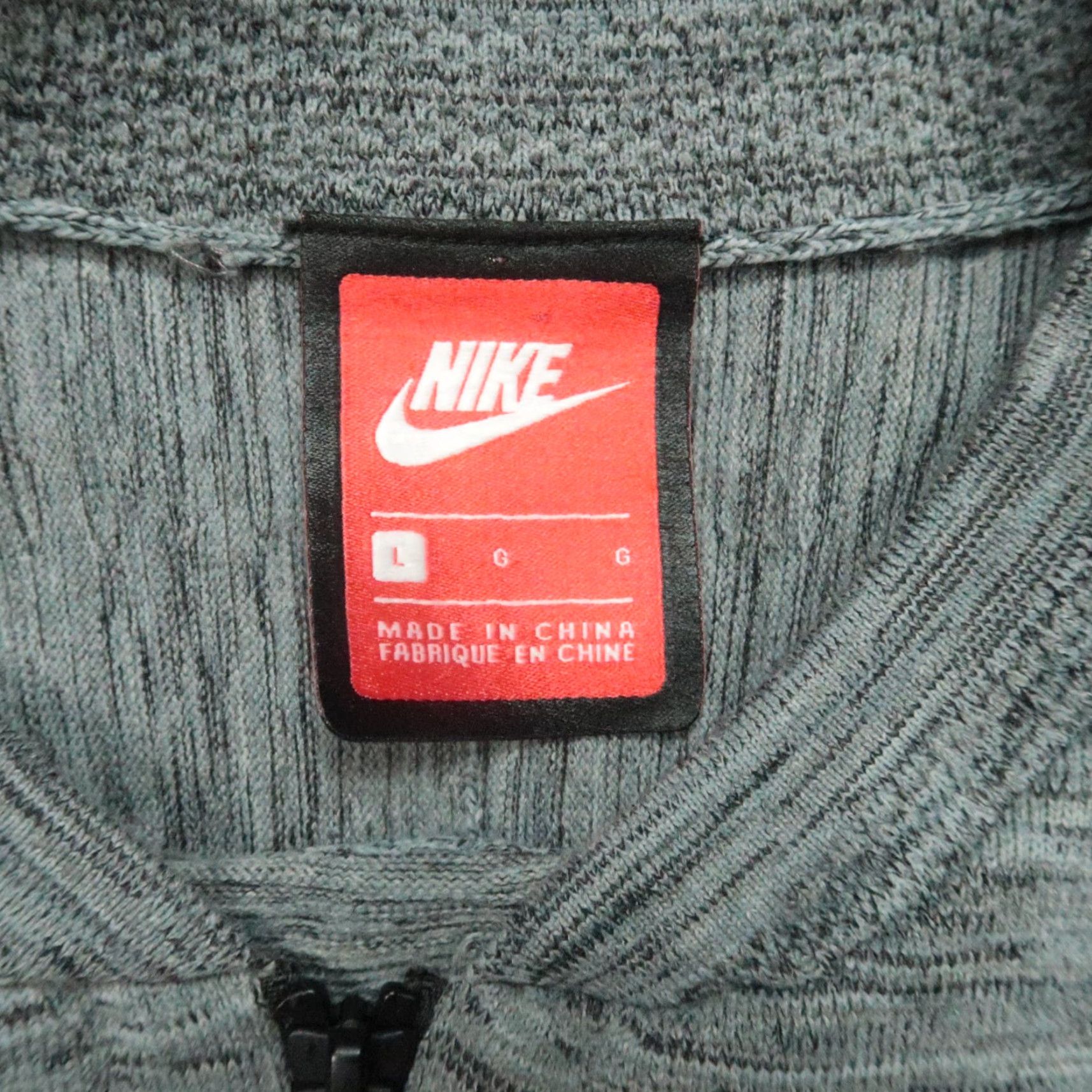 Nike Nike Jacket Mens Large Gray Tech Knit Full Zip Pockets Sportswear Size US L / EU 52-54 / 3 - 3 Thumbnail