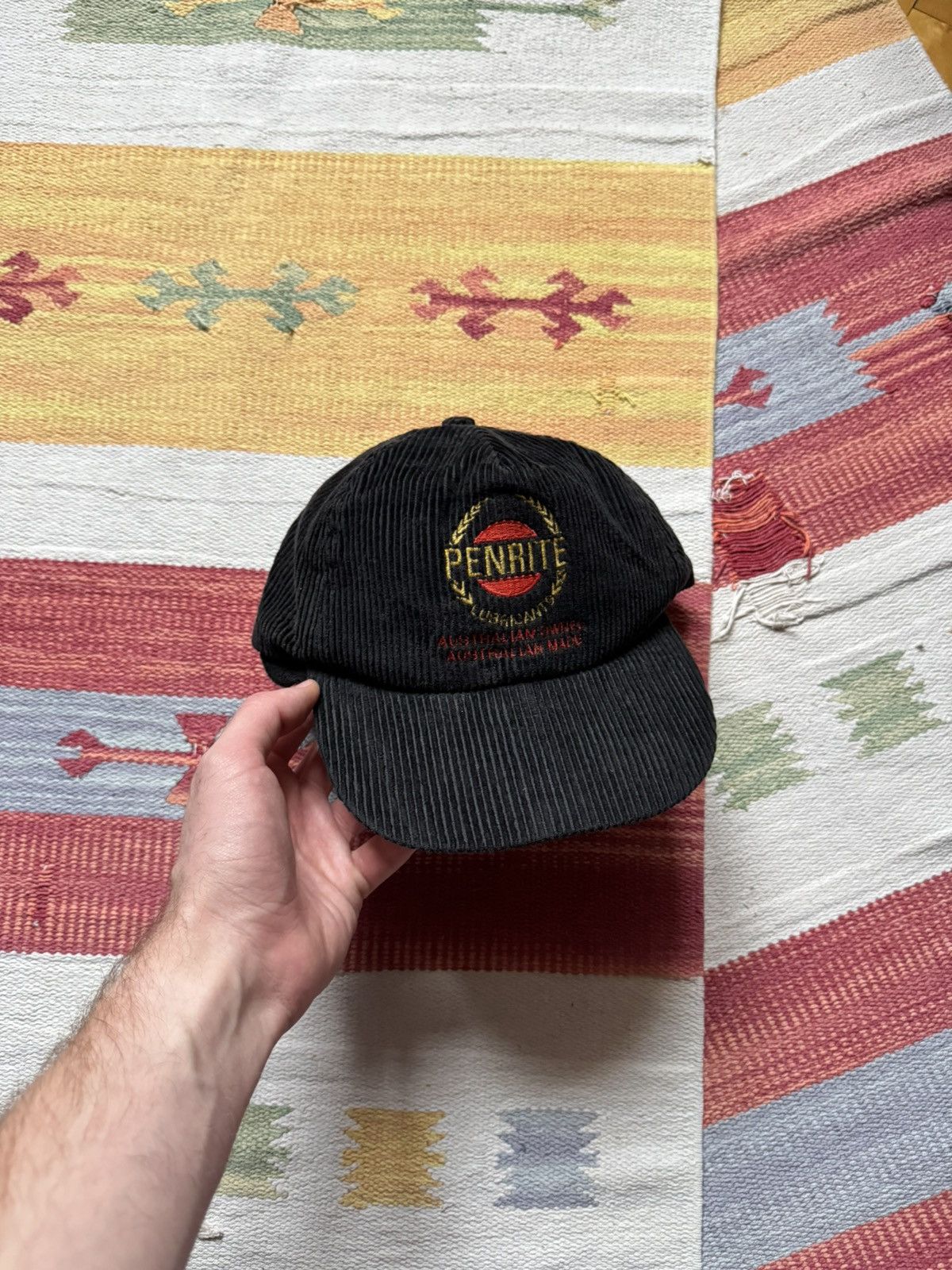 Vintage Vintage 90’s Penrite PBA Australia Corduroy Hat Size ONE SIZE - 1 Thumbnail