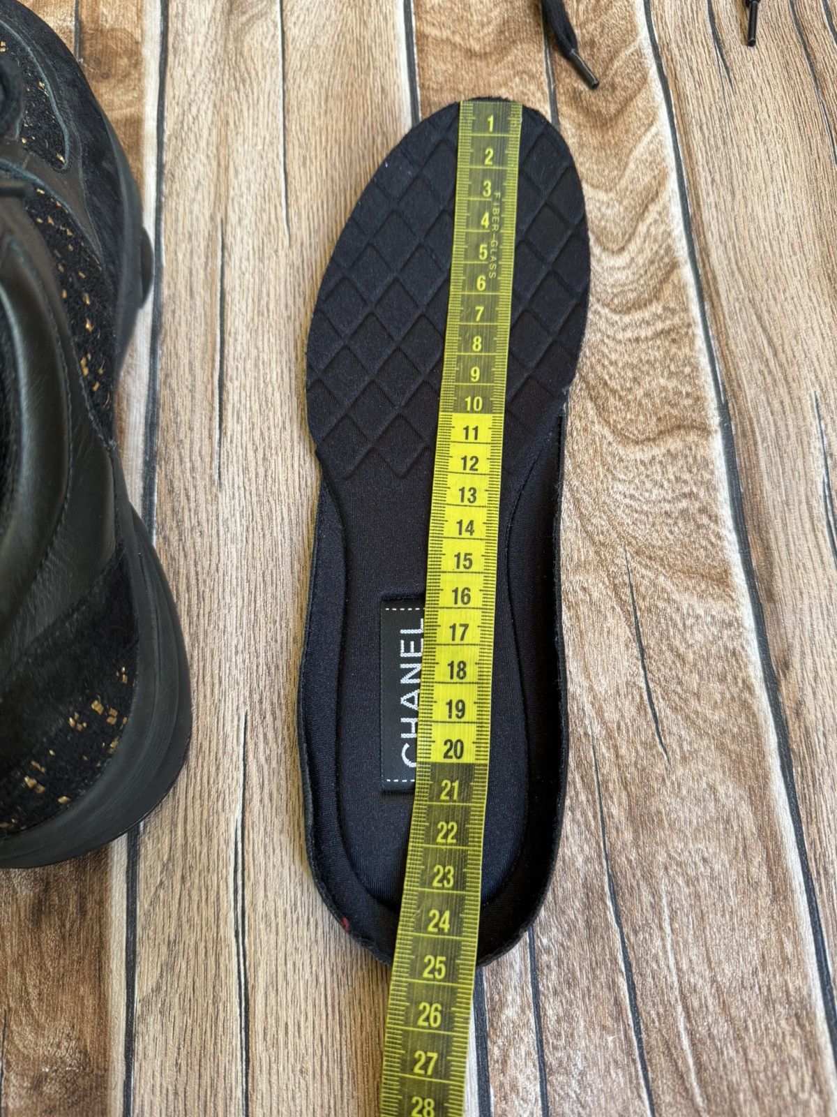 Chanel Suede Cc logo tweed trainers Size US 6 / EU 39 - 14 Thumbnail