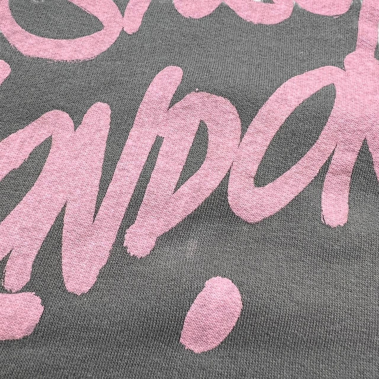 Stussy Vintage 2000s Stussy London Sweatshirt Gray & Pink - Large Size US L / EU 52-54 / 3 - 5 Thumbnail