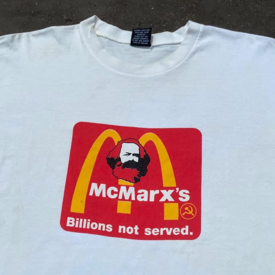 Vintage RARE ‼️ Karl Marx Size US L / EU 52-54 / 3 - 2 Thumbnail