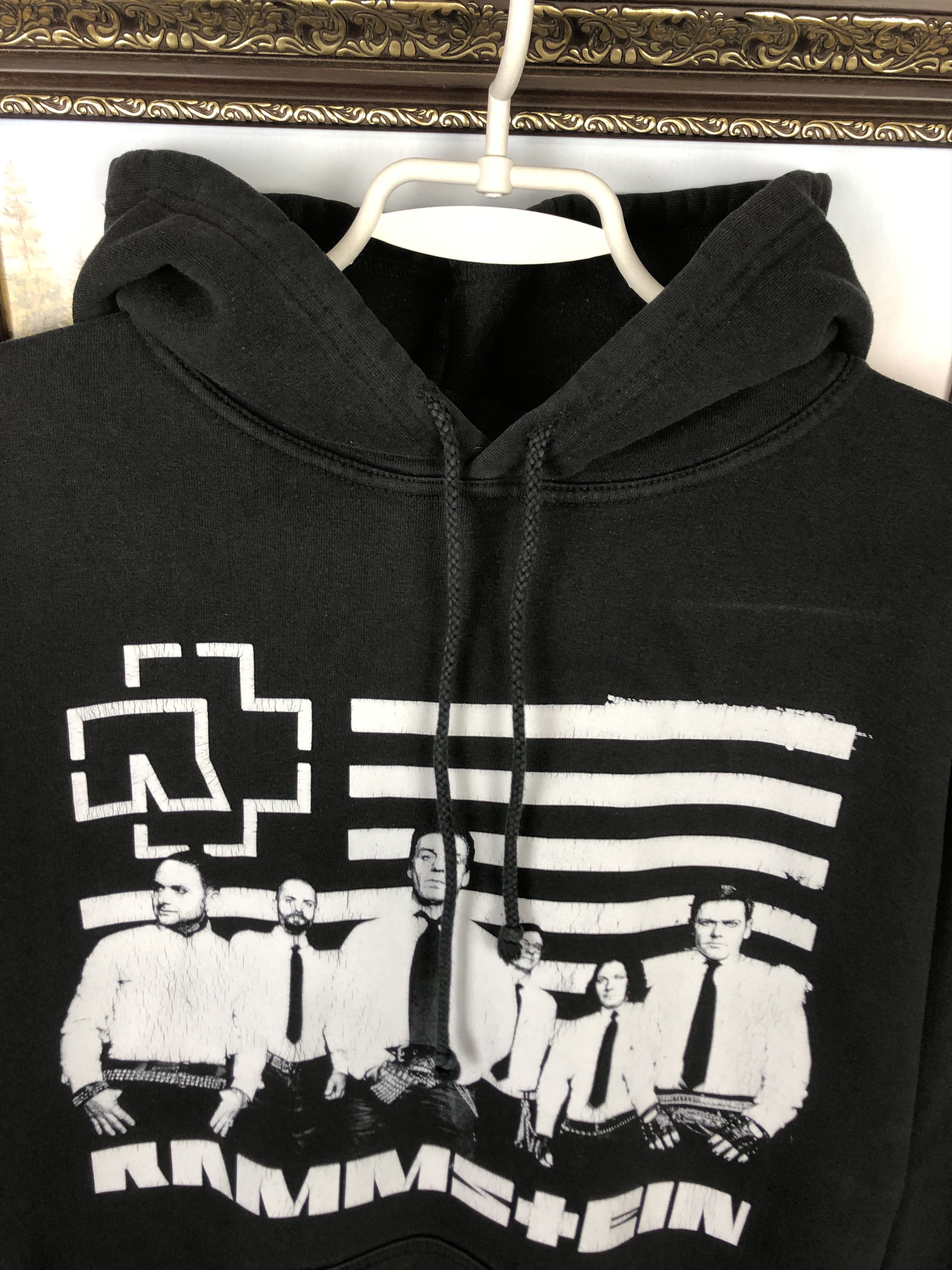 Vintage Vintage Rammstein Band Hoodie Over Print Jacket Mens Tee Size US M / EU 48-50 / 2 - 4 Thumbnail