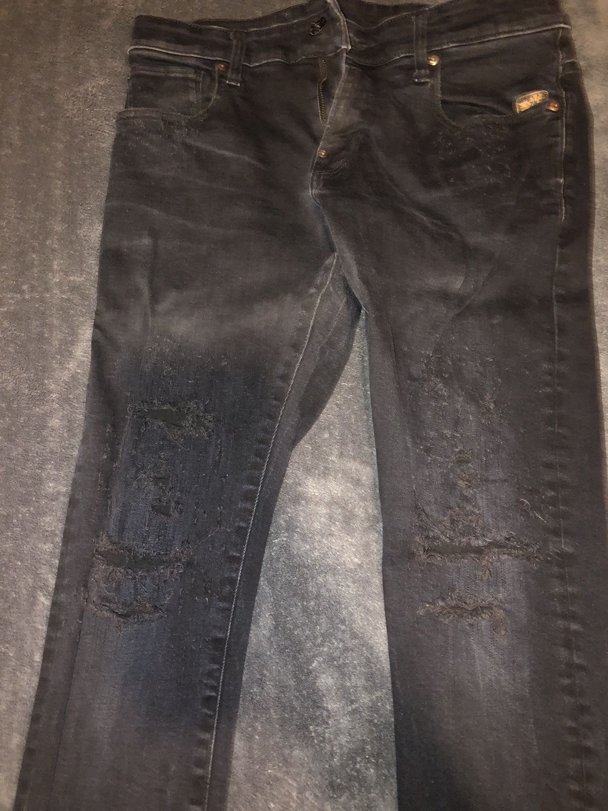 G-Star G-Star slim -custom distressed- Size US 32 / EU 48 - 1 Thumbnail
