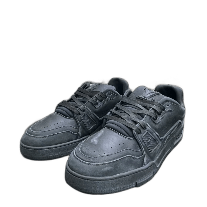 Louis Vuitton Louis Vuitton LOUIS VUITTON Lv Trainer Sneakers in Black-2 Size US 9 / EU 42 - 1 Thumbnail