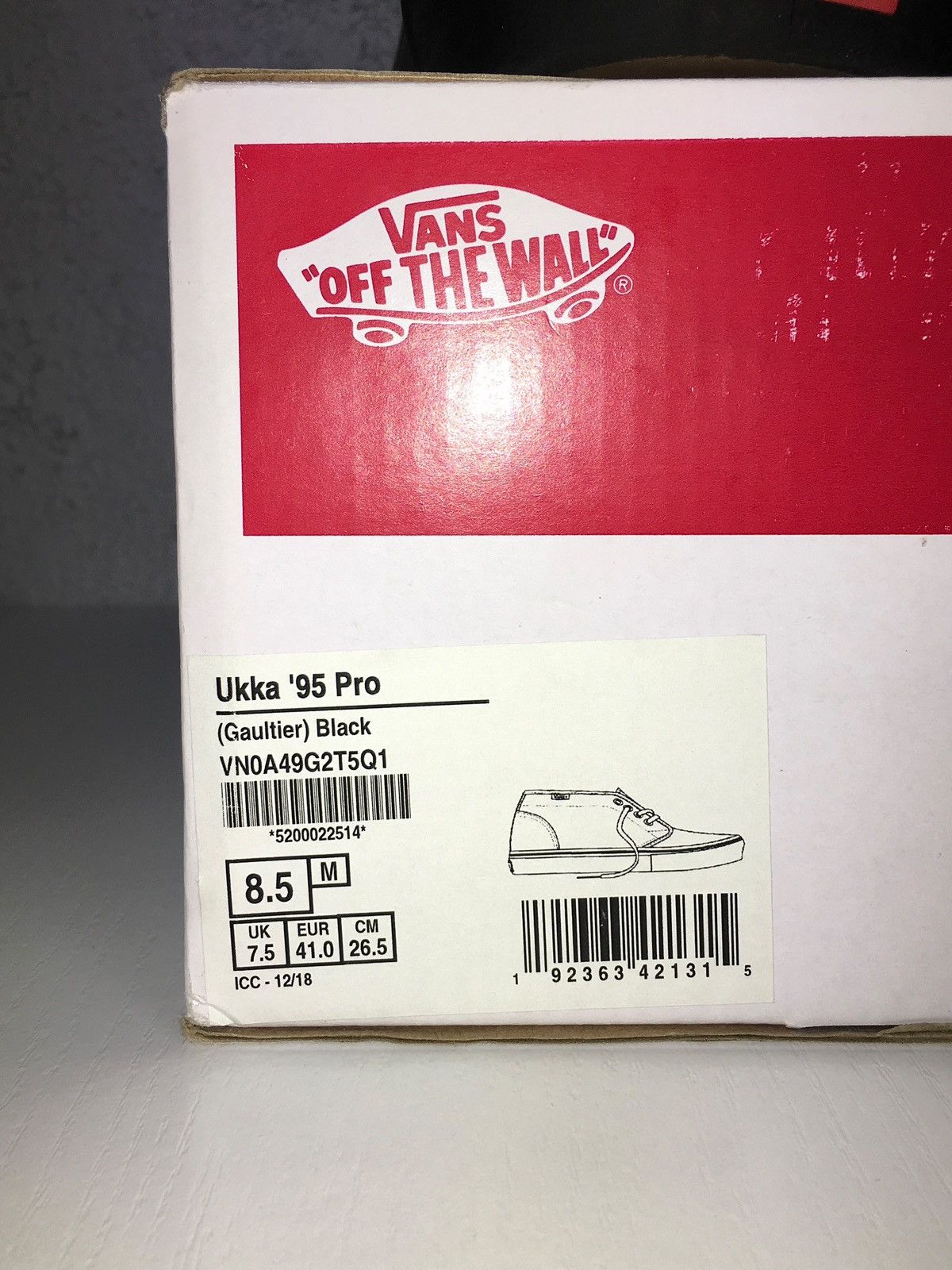Supreme × Vans shoes VANS x SUPREME x JEAN PAUL GAULTIER Ukka ’95 PRO y2k Size US 8.5 / EU 41-42 - 7 Thumbnail