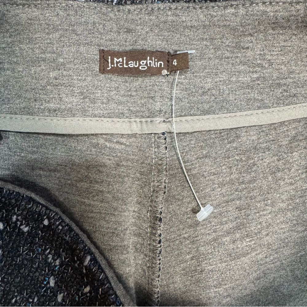 J.McLaughlin New J. McLaughlin Carter Sequin Grey Pants Size 4 Size 27" / US 4 / IT 40 - 5 Thumbnail