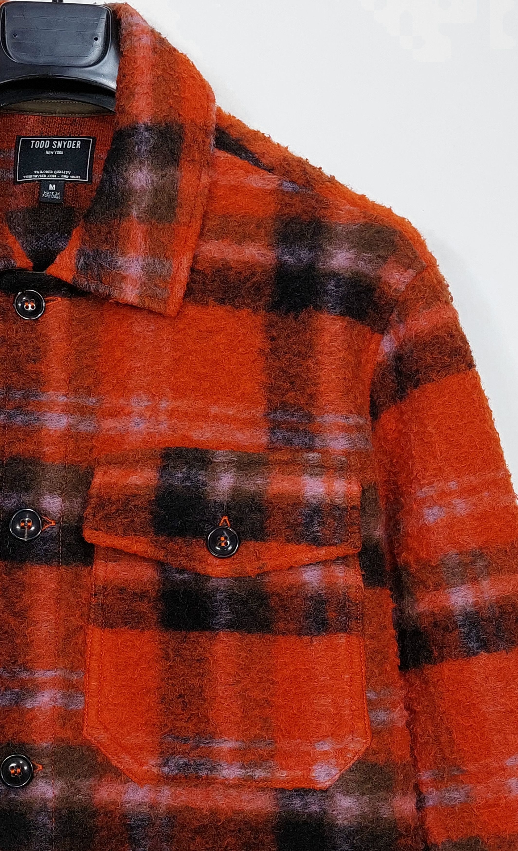 Todd Snyder check wool down jacket - red M Size US M / EU 48-50 / 2 - 4 Thumbnail