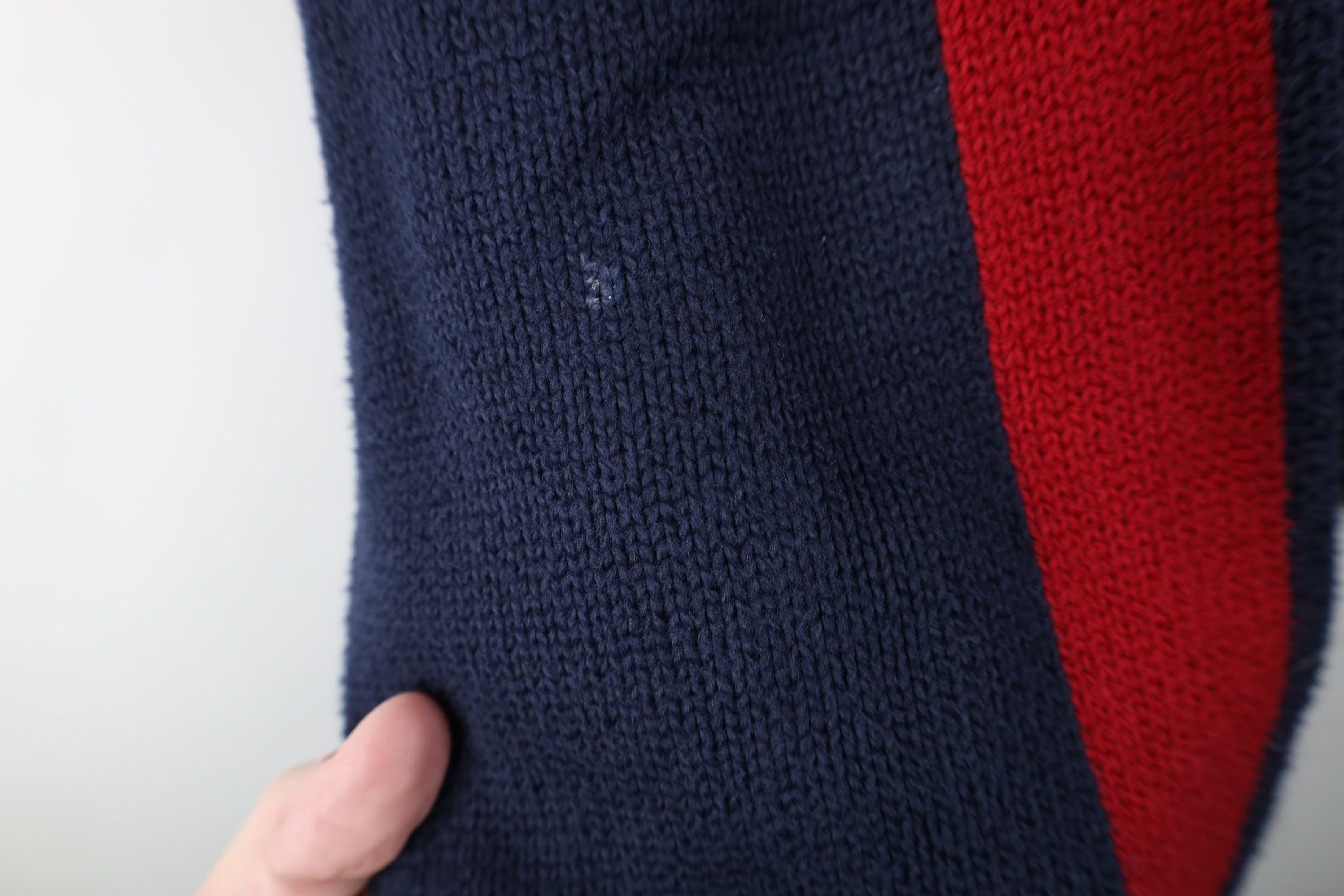 Polo Ralph Lauren Vintage 90s Ralph Lauren Ribbed Knit 1/4 1/2 Zip Sweater Size US L / EU 52-54 / 3 - 7 Thumbnail