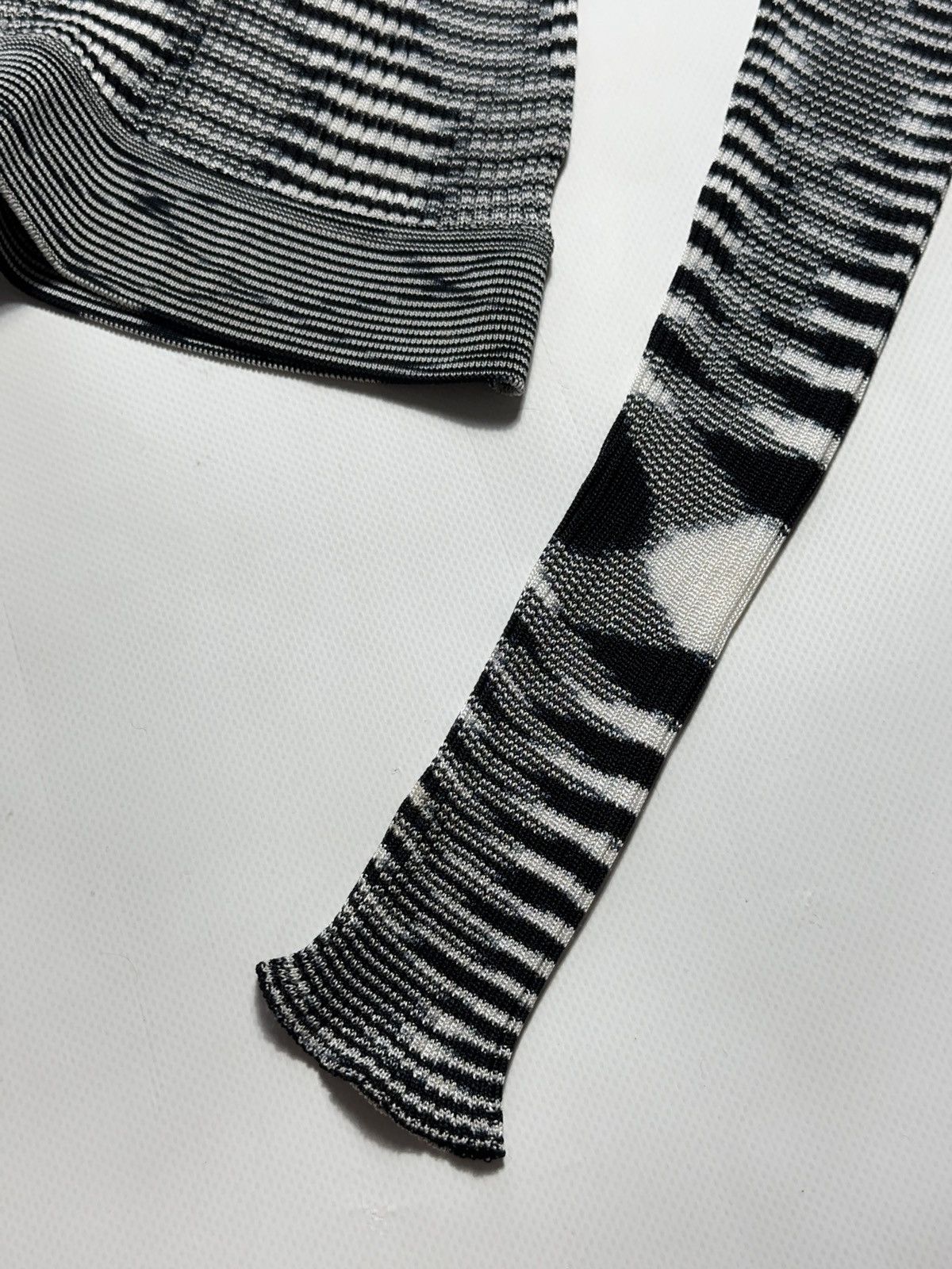 Missoni Missoni Viscose Zebra Pattern Stretchy Mesh Top Size M / US 6-8 / IT 42-44 - 11 Thumbnail