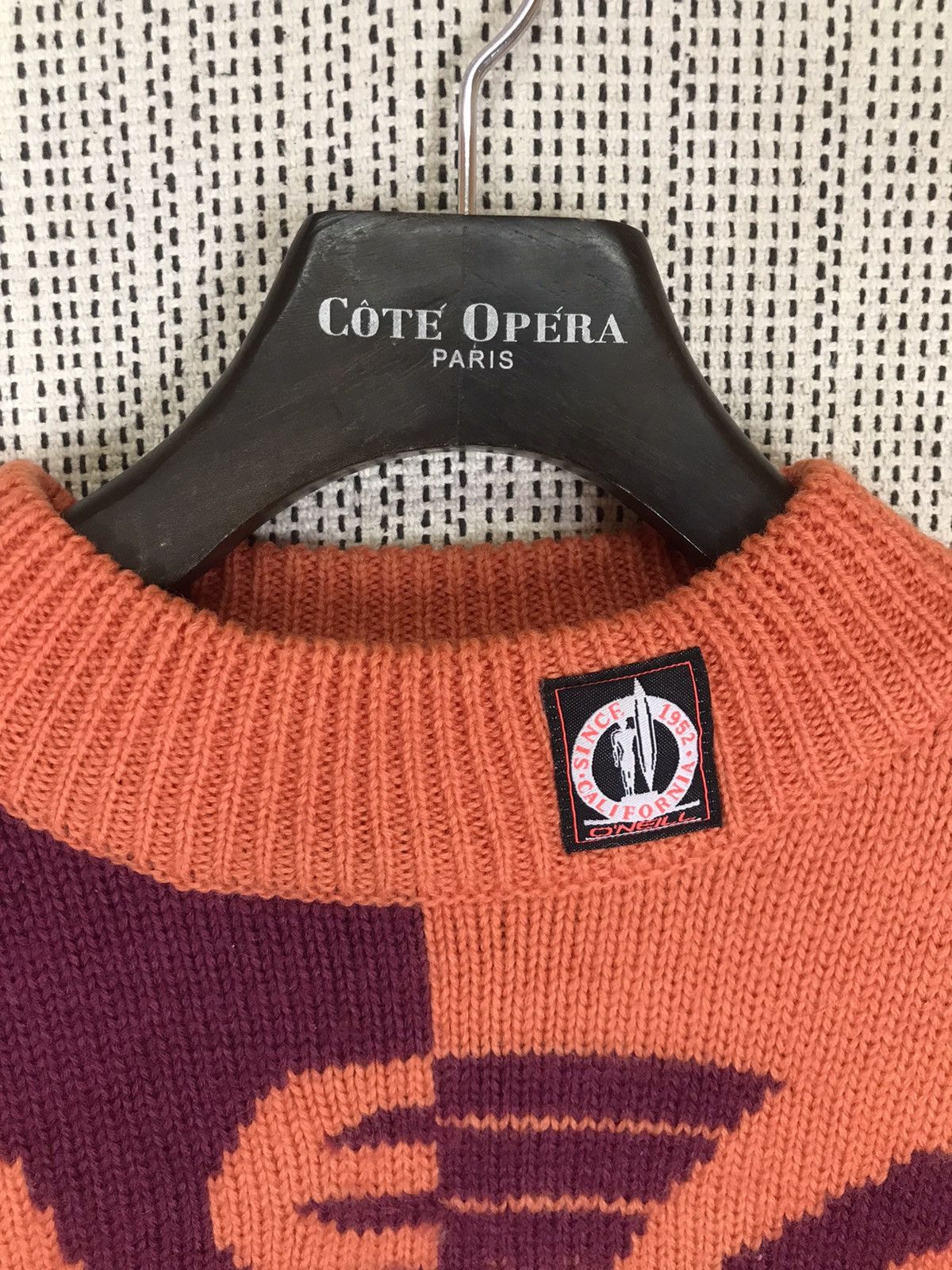O'Neill ‼️VINTAGE ONEILL KNIT SWEATER SPELLOUT VERY RARE‼️ Size US L / EU 52-54 / 3 - 4 Thumbnail