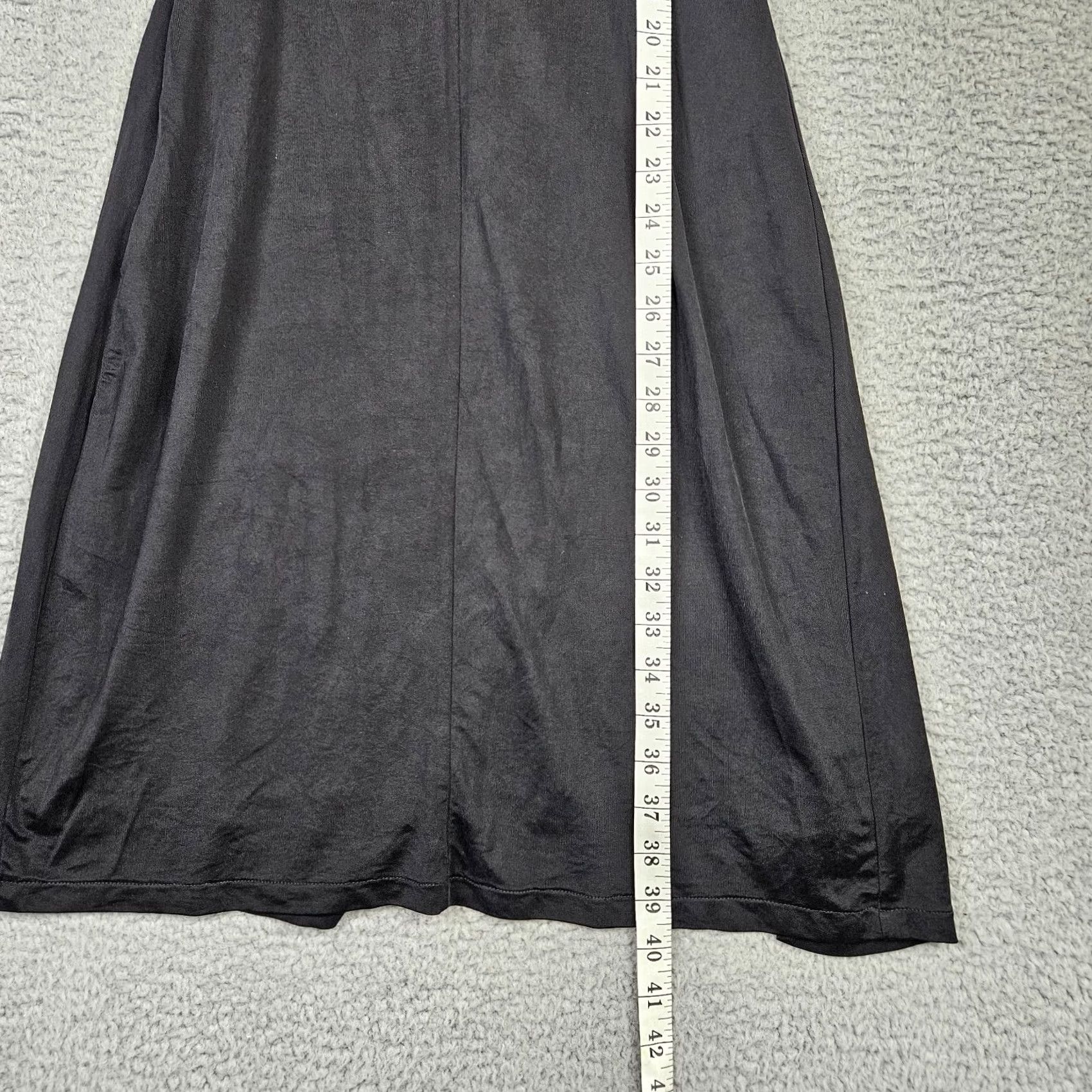 Vintage STYLESTALKER Women's Wrapped V-neck Black Dress S Dress, Black, V-Neck, Wrap, Sleeveless, Knee Length, Regular, Womens Size S / US 4 / IT 40 - 5 Thumbnail