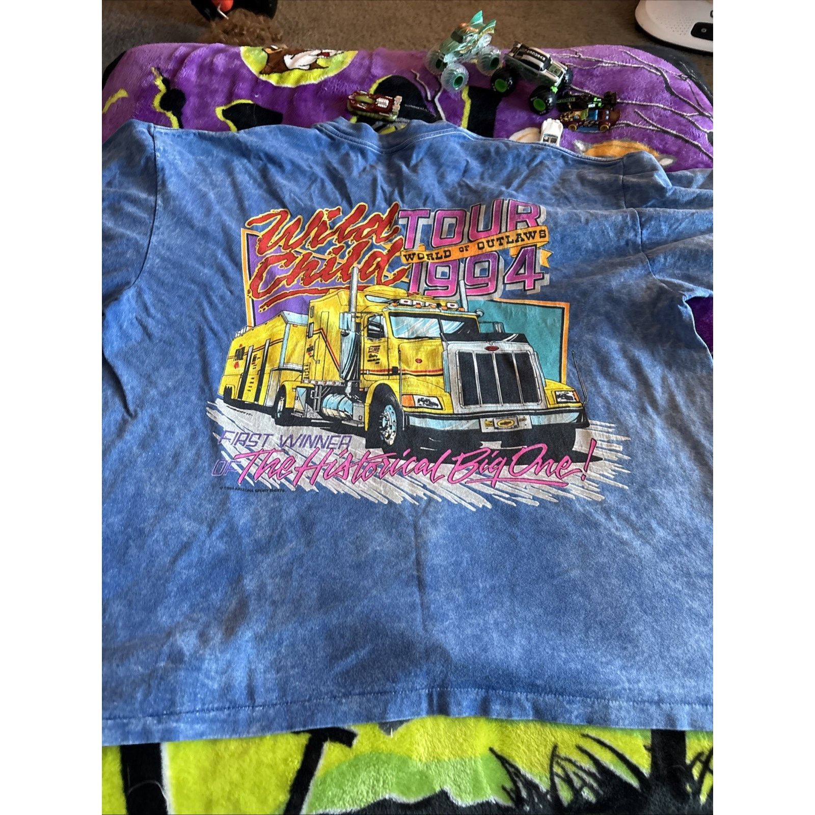 The Unbranded Brand Vtg 1993 Jac Haudenchild Mens 2XL Wild Child WoOutlaws shirt Size US XXL / EU 58 / 5 - 10 Thumbnail