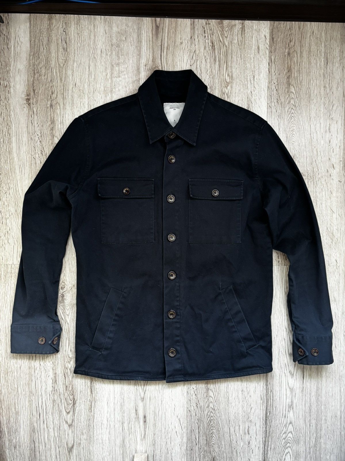 Percival Percival Workshirt navy blue Size US S / EU 44-46 / 1 - 1 Thumbnail