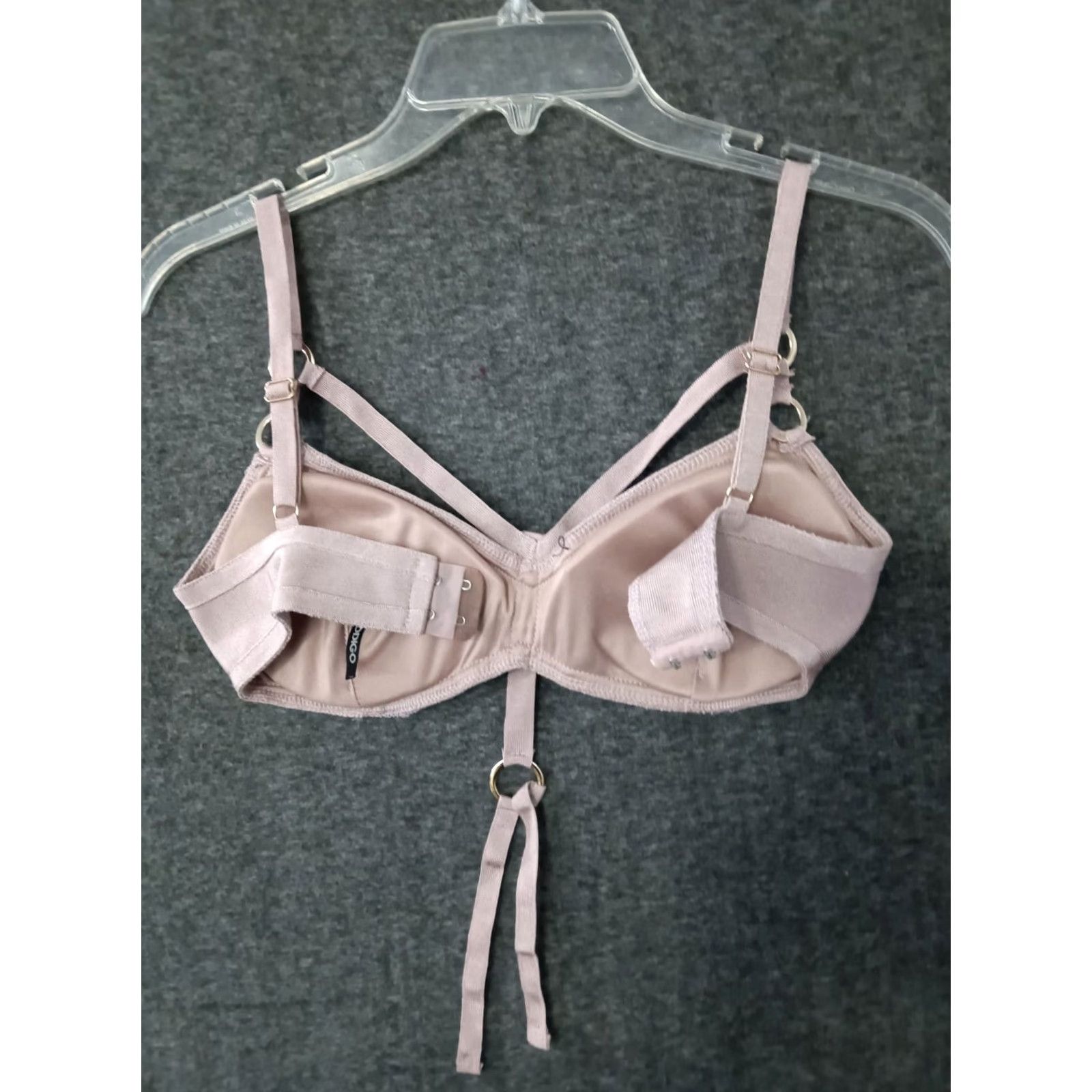 Vintage Codigo Lively Light Pink Y Ring Padded Wireless Bra Size S Size ONE SIZE - 2 Thumbnail