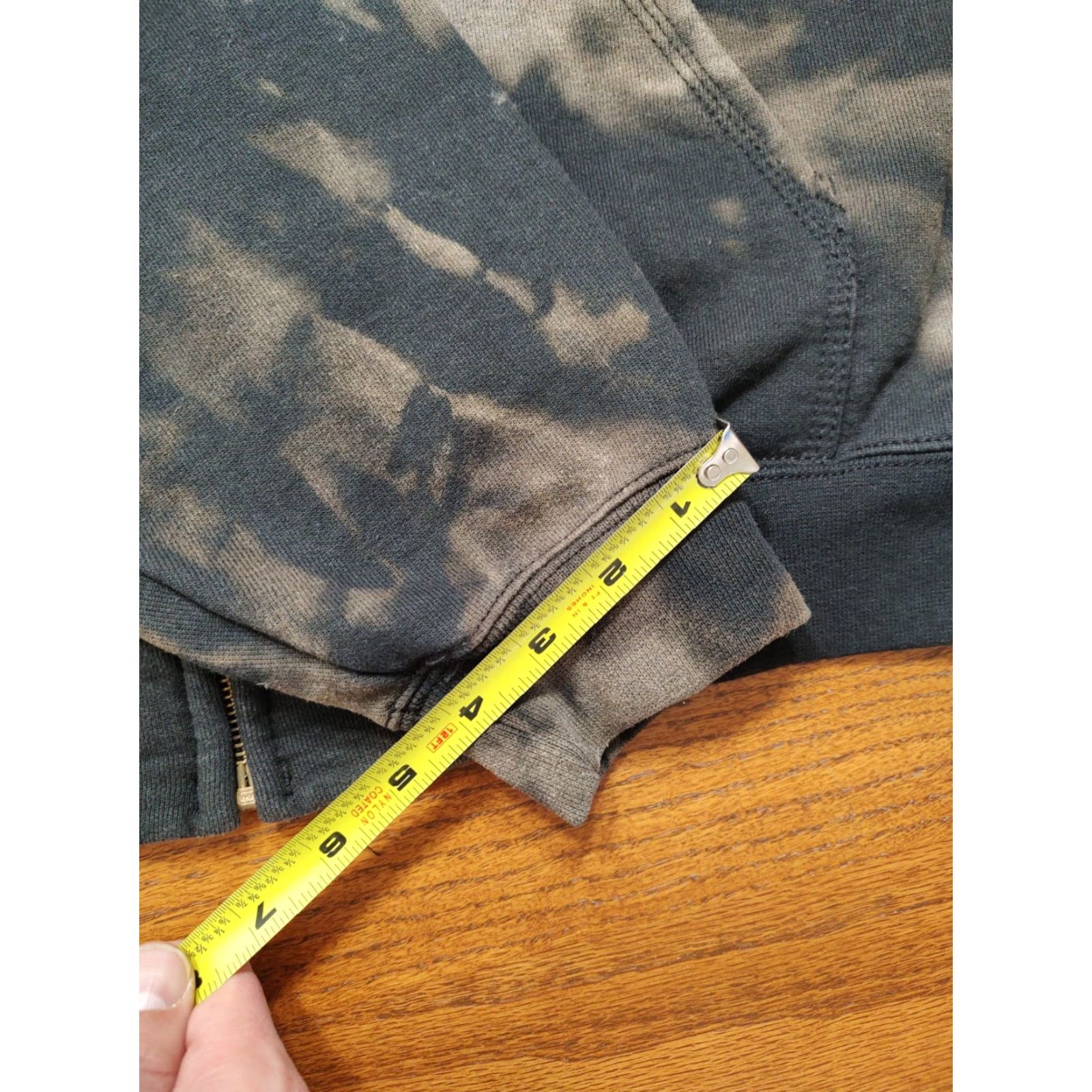 Carhartt Carhartt Hoodie Full Zip Mens XL Black Tie Dye Acid Wash Sweatshirt Regular Fit Size US XL / EU 56 / 4 - 6 Thumbnail