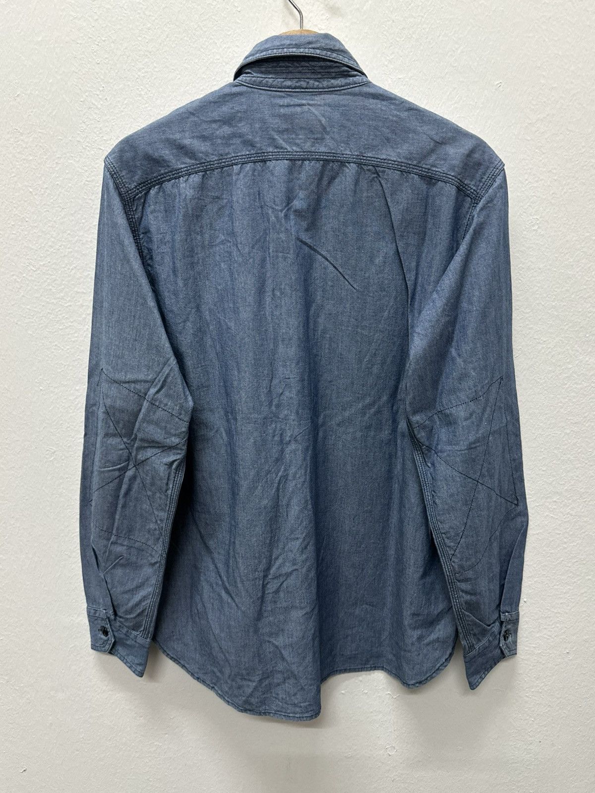 Engineered Garments Engineered Garments Work Shirt In Indigo Cotton Chambray Size US M / EU 48-50 / 2 - 3 Thumbnail